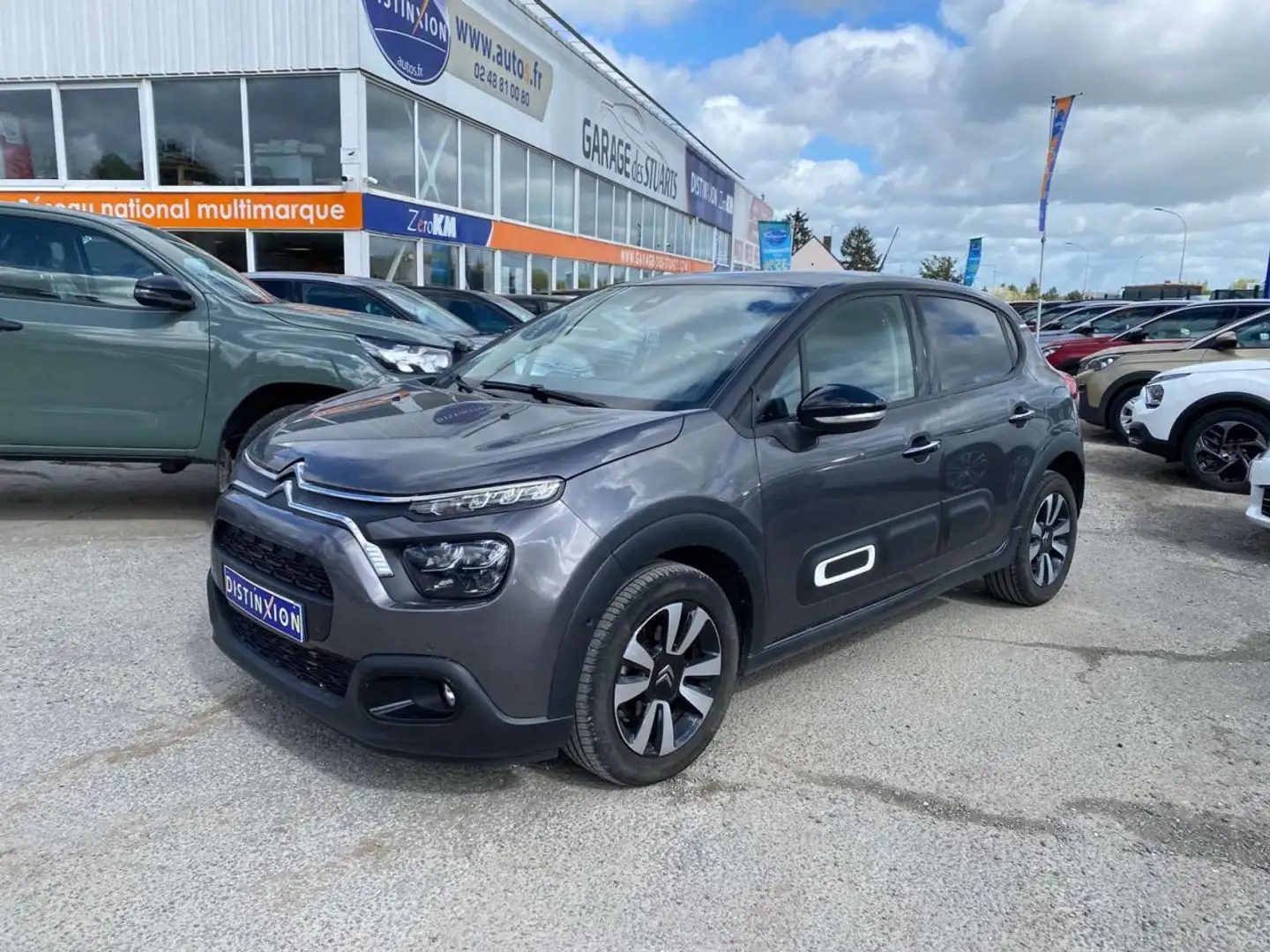 Citroen C3 1.2 PureTech - 110 S\u0026S Shine - Caméra - Navig Gris - 1