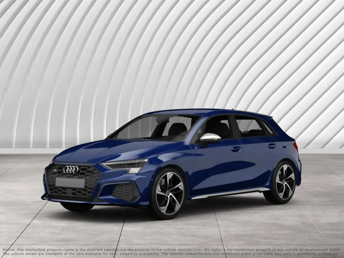 Audi S3 Sportback 2.0 TFSI quattro basis RFK NAVI LM Blau - 1