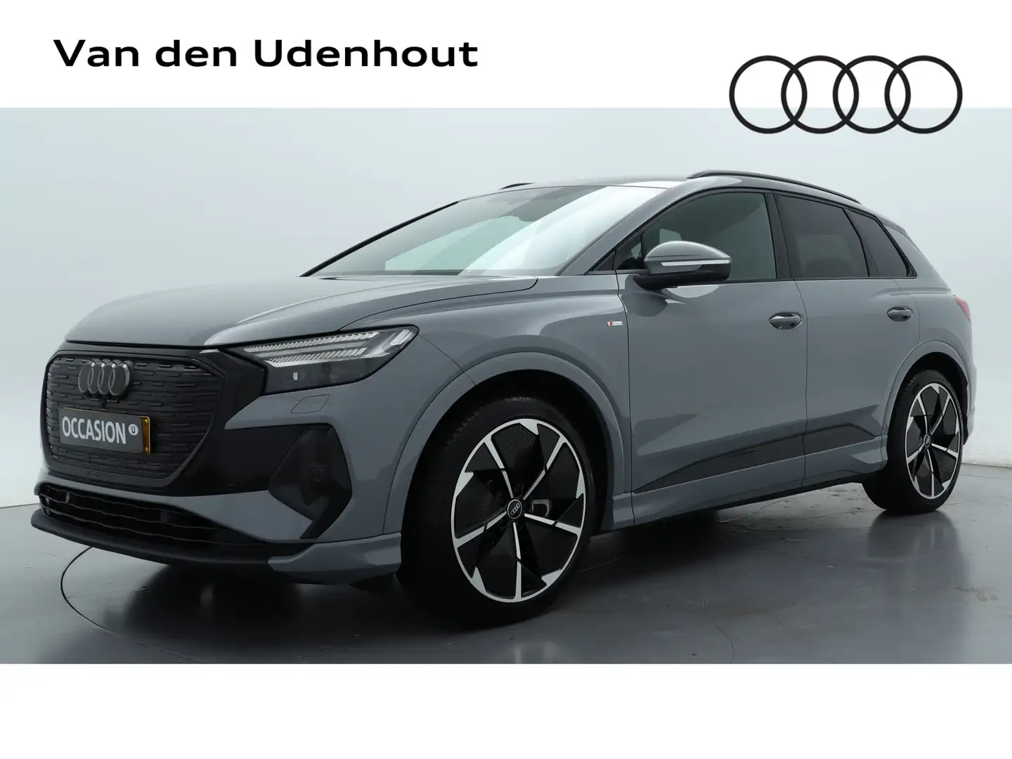 Audi Q4 e-tron 45 S Edition 82 kWh | 286PK | Camera | 21" LMV | Z Grijs - 1