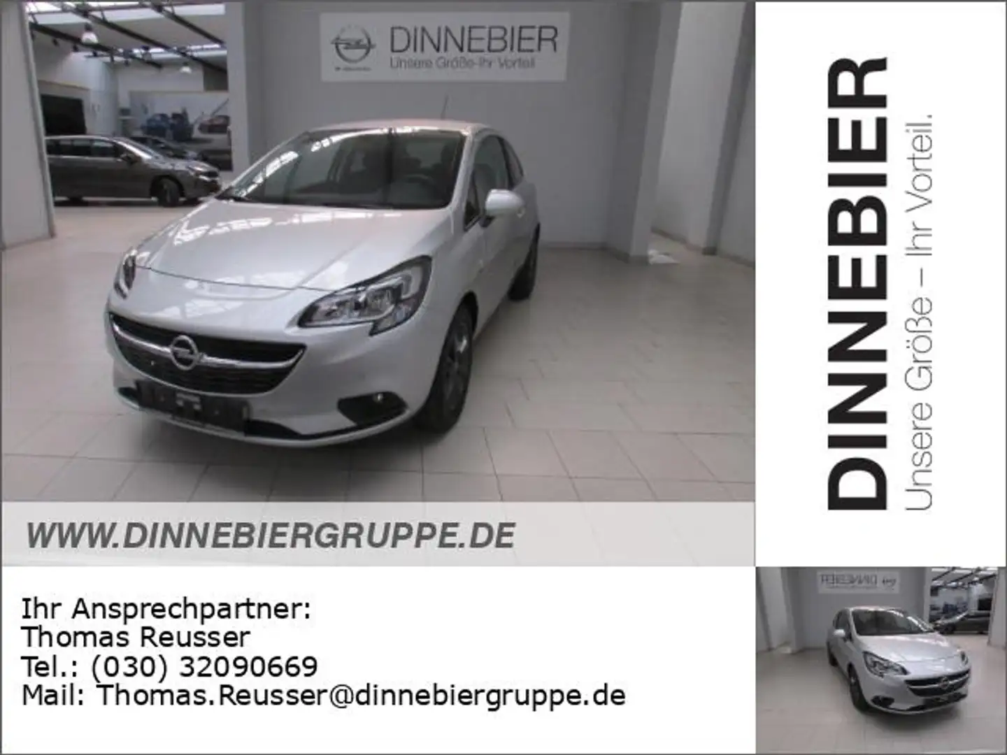 Opel Corsa 3-Türer 120 Jahre Silber - 1