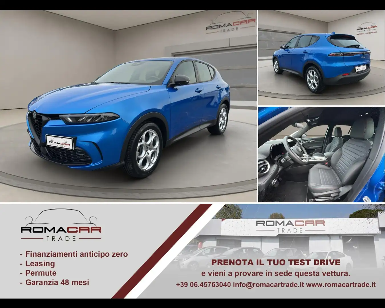 Alfa Romeo Tonale - Tonale 1.5 130 CV MHEV TCT7 Sprint Blauw - 1