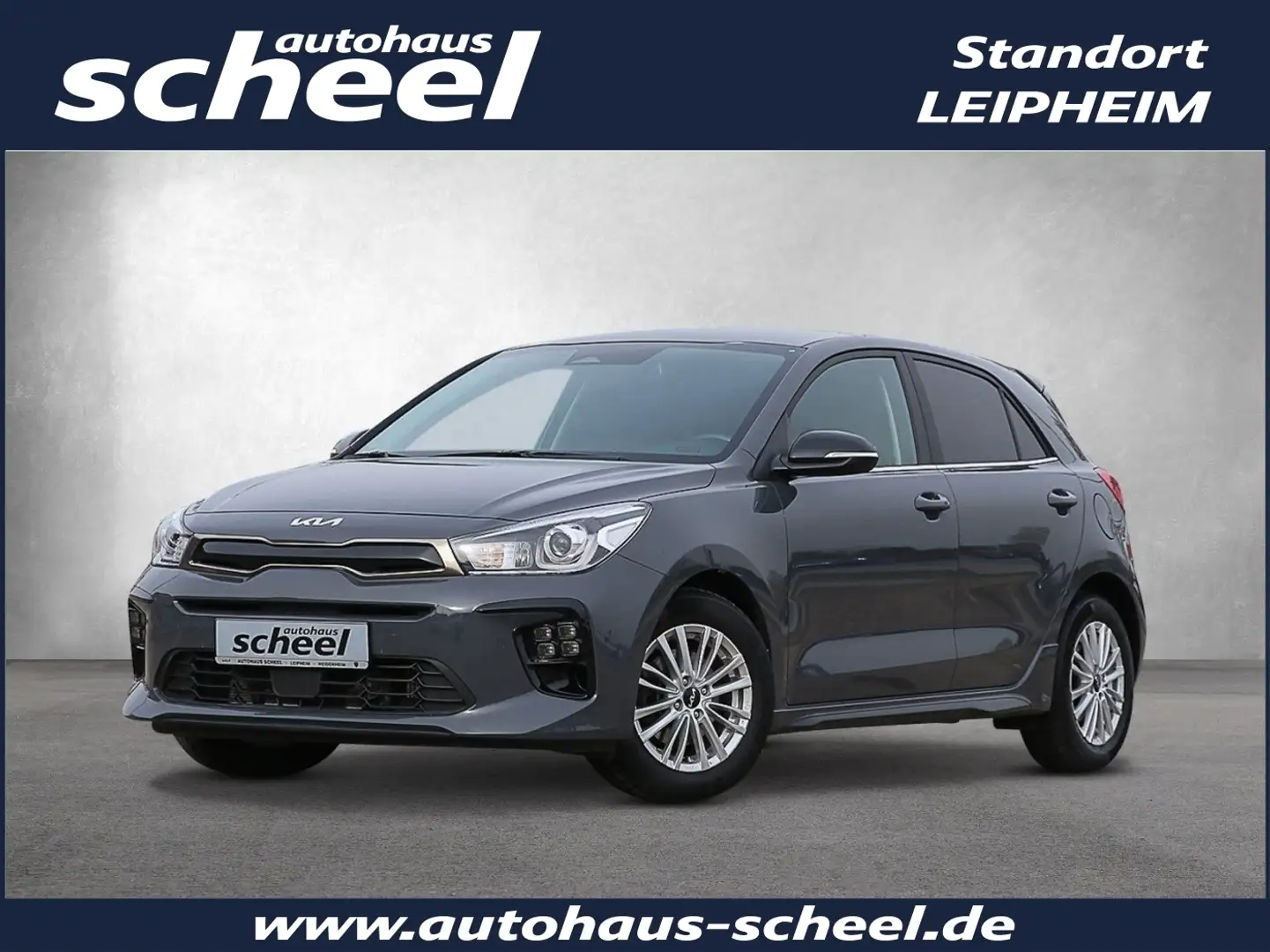 Kia Rio 1.0 T-GDI GT Line GT-Line Kam./KlimaA/LED/LM Gris - 1