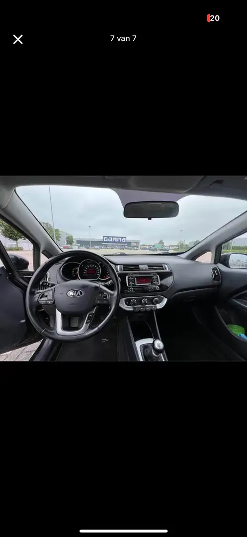 Kia Rio 1.2 CVVT ComfortL. Zwart - 2
