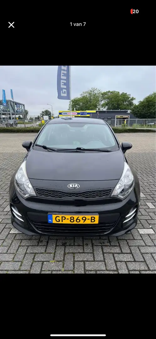 Kia Rio 1.2 CVVT ComfortL. Zwart - 1