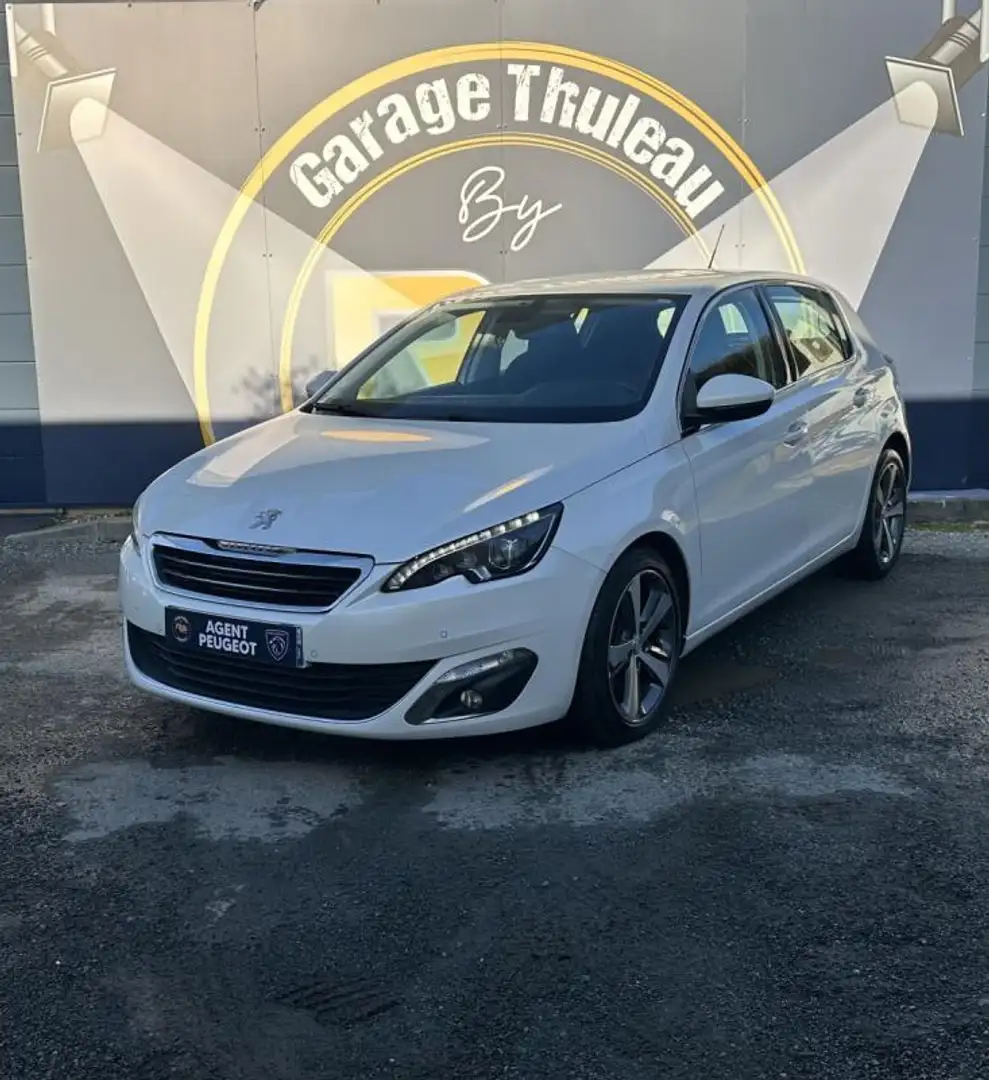 Peugeot 308 II 1.6 BlueHDi 120 S&S Allure Blanc - 1