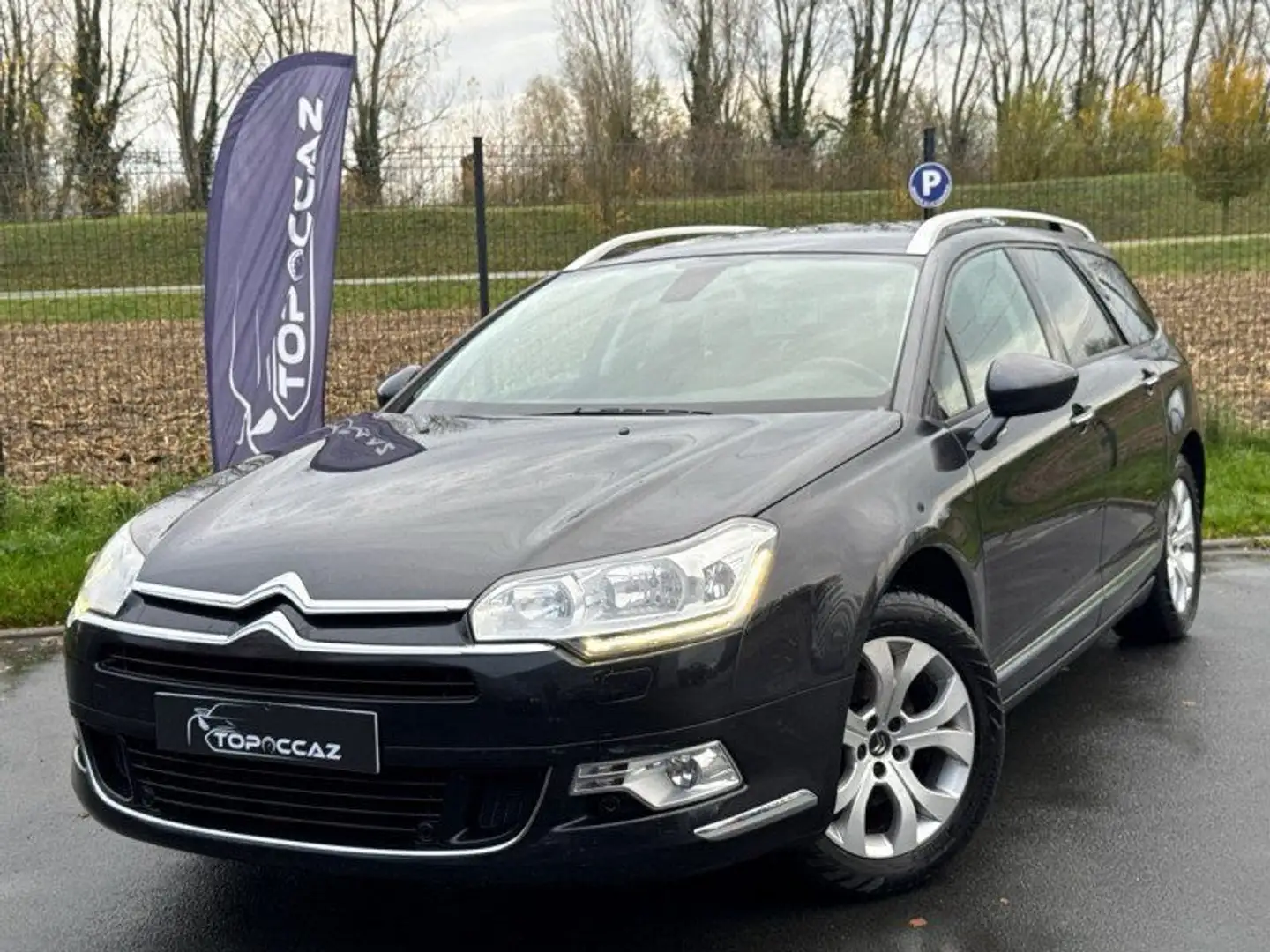 Citroen C5 TOURER 1.6 HDI 115CH BUSINESS * 136.000KM * 2013 * GARANTIE Gris - 1