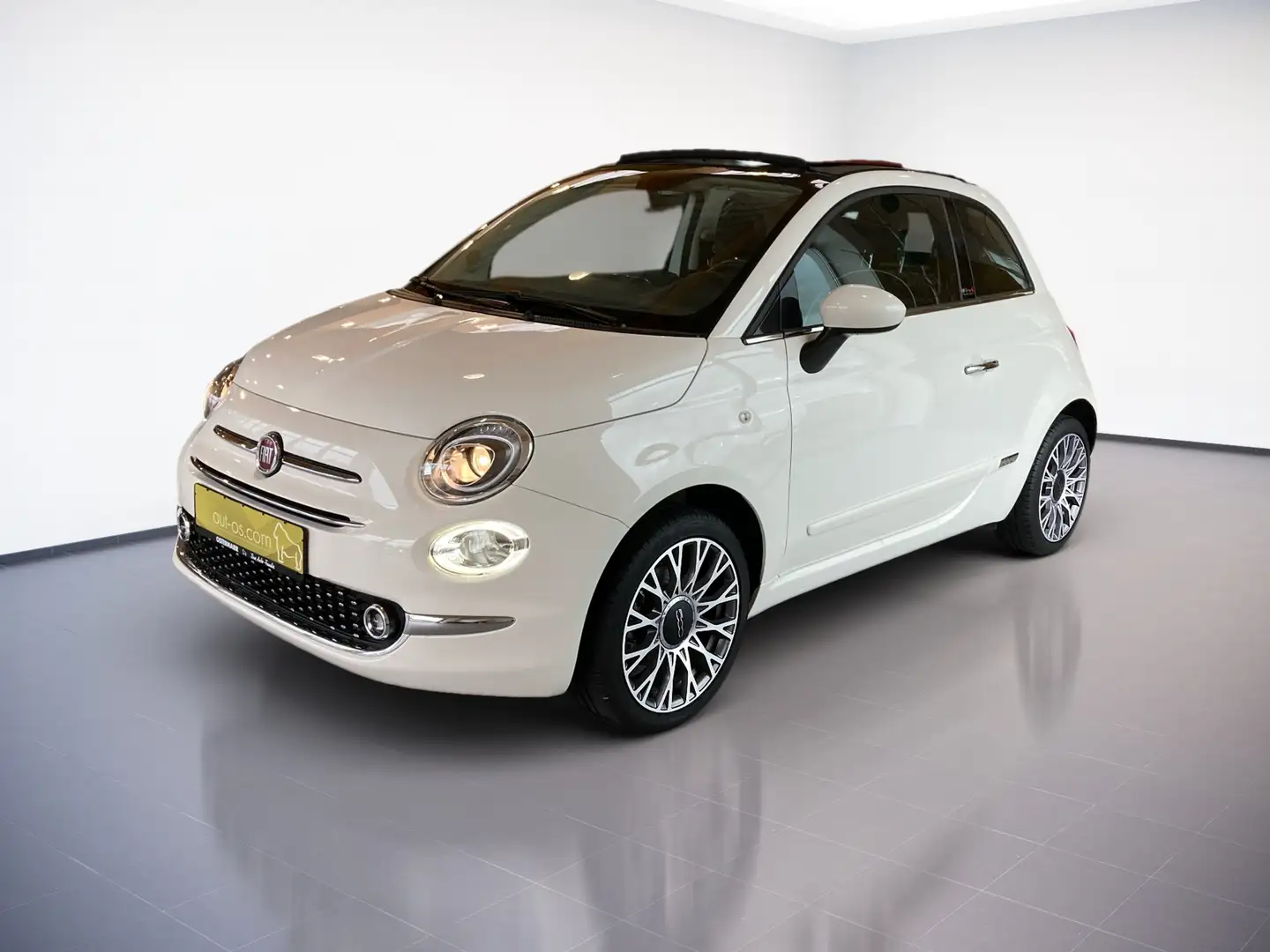 Fiat 500C 500 Cabriolet Lounge 1.2 8V CityP.KomfortP.BremsA. Blanc - 2