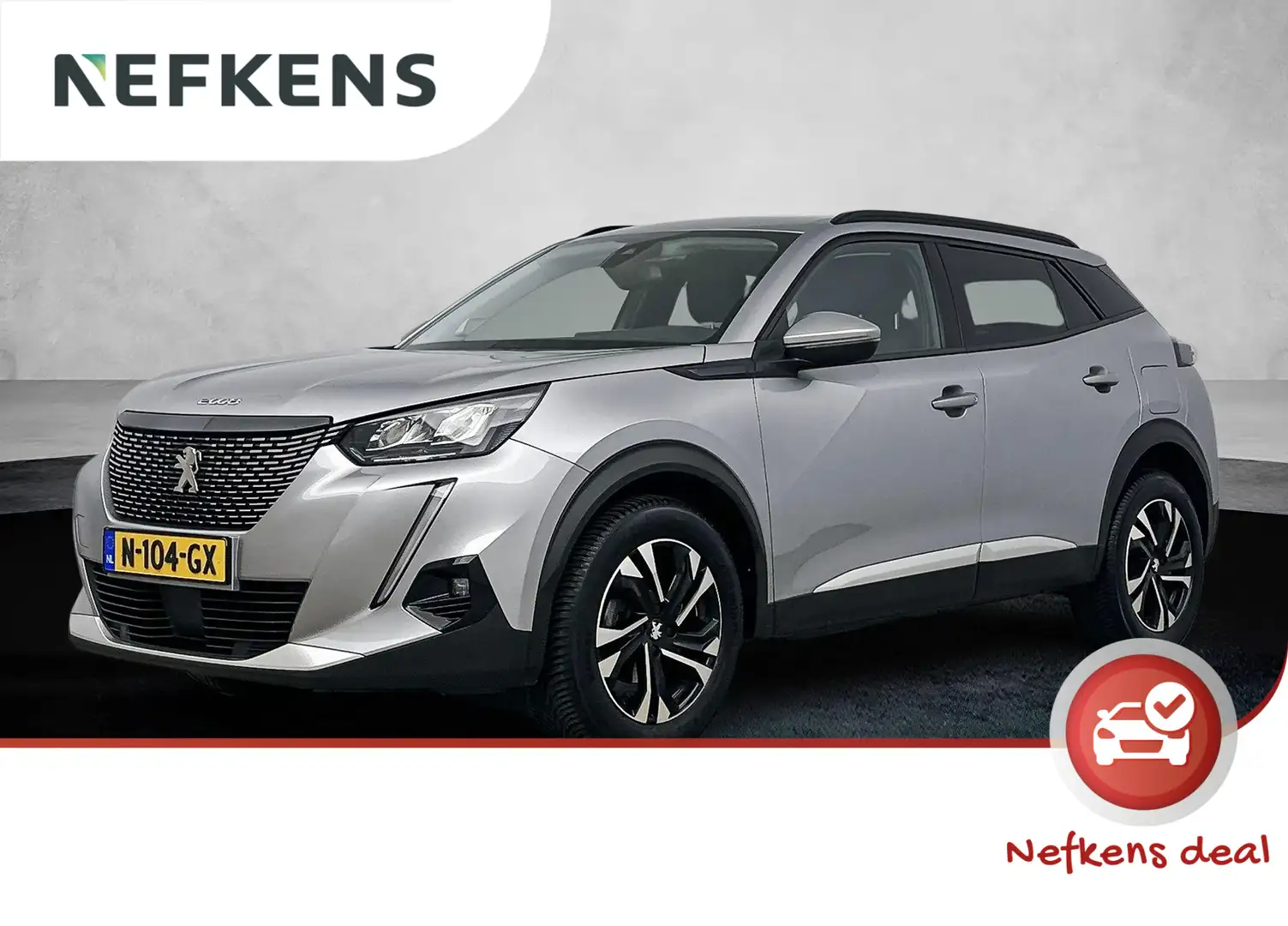Peugeot 2008 SUV 100 pk Allure Pack | Camera | Navigatie | Adap Gris - 1