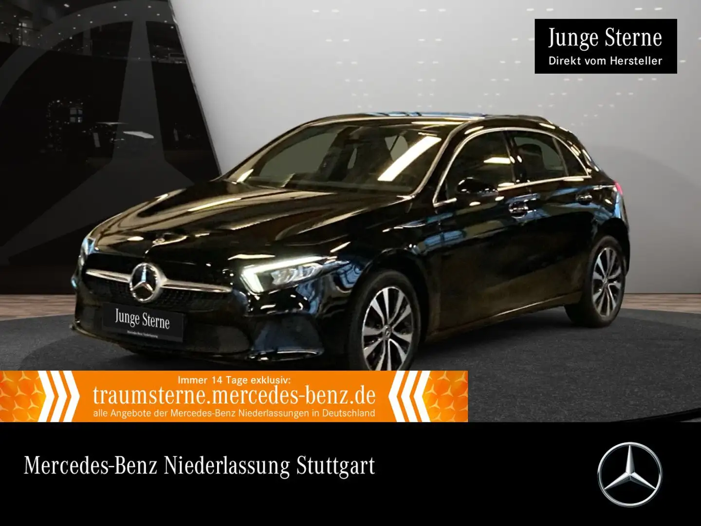 Mercedes-Benz A 250 e PROGRESSIVE+360°+LED+TOTW+KEYLESS+8G Schwarz - 1