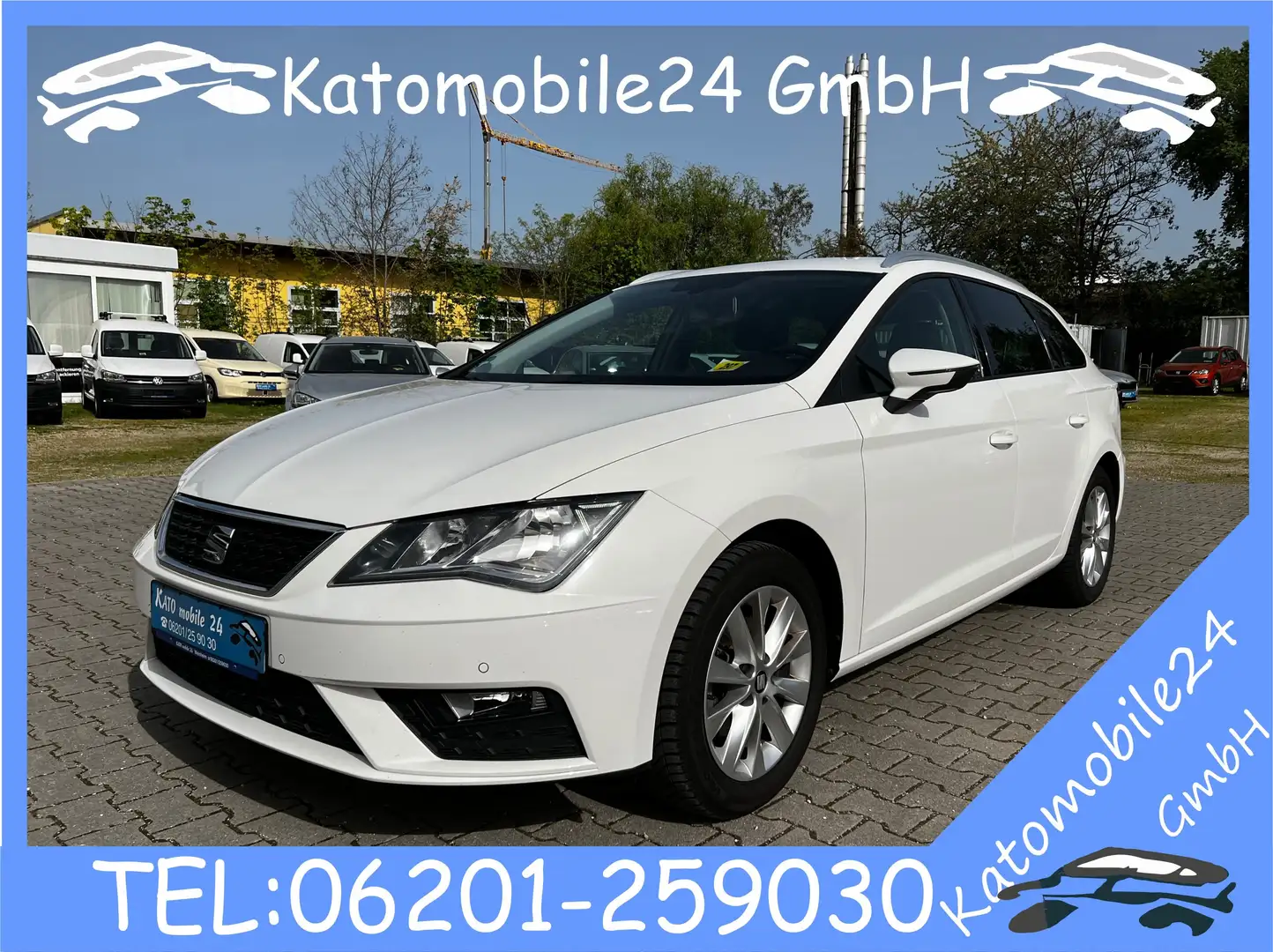 SEAT Leon ST Style Family 1.5 TGI CNG Erdgas SHZ PDC 1. Hand Weiß - 1