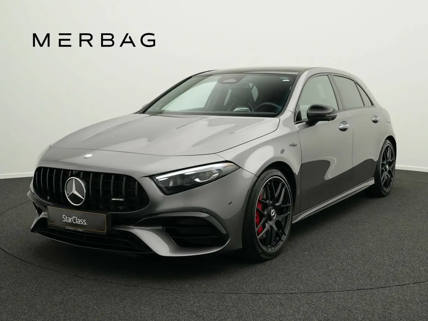 Mercedes-Benz A 45 AMG A 45 AMG S 4MATIC Multi+Pano+360°+Night+Memo Navi Gris - 1