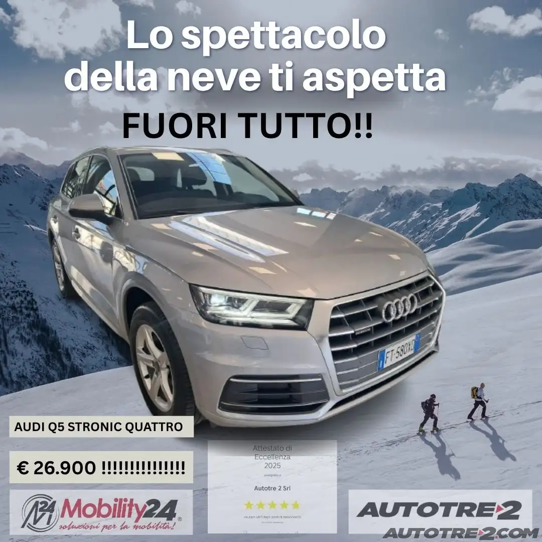 Audi Q5 2.0 TDI 190 CV 4wd S tronic Business Sport FUORI Argento - 1