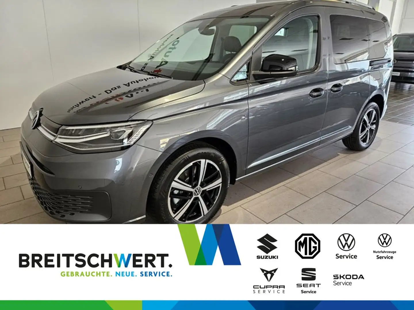 Volkswagen Caddy 2.0 TDI Style DSG PanoD AHK LED Navi RFK ACC Gris - 1