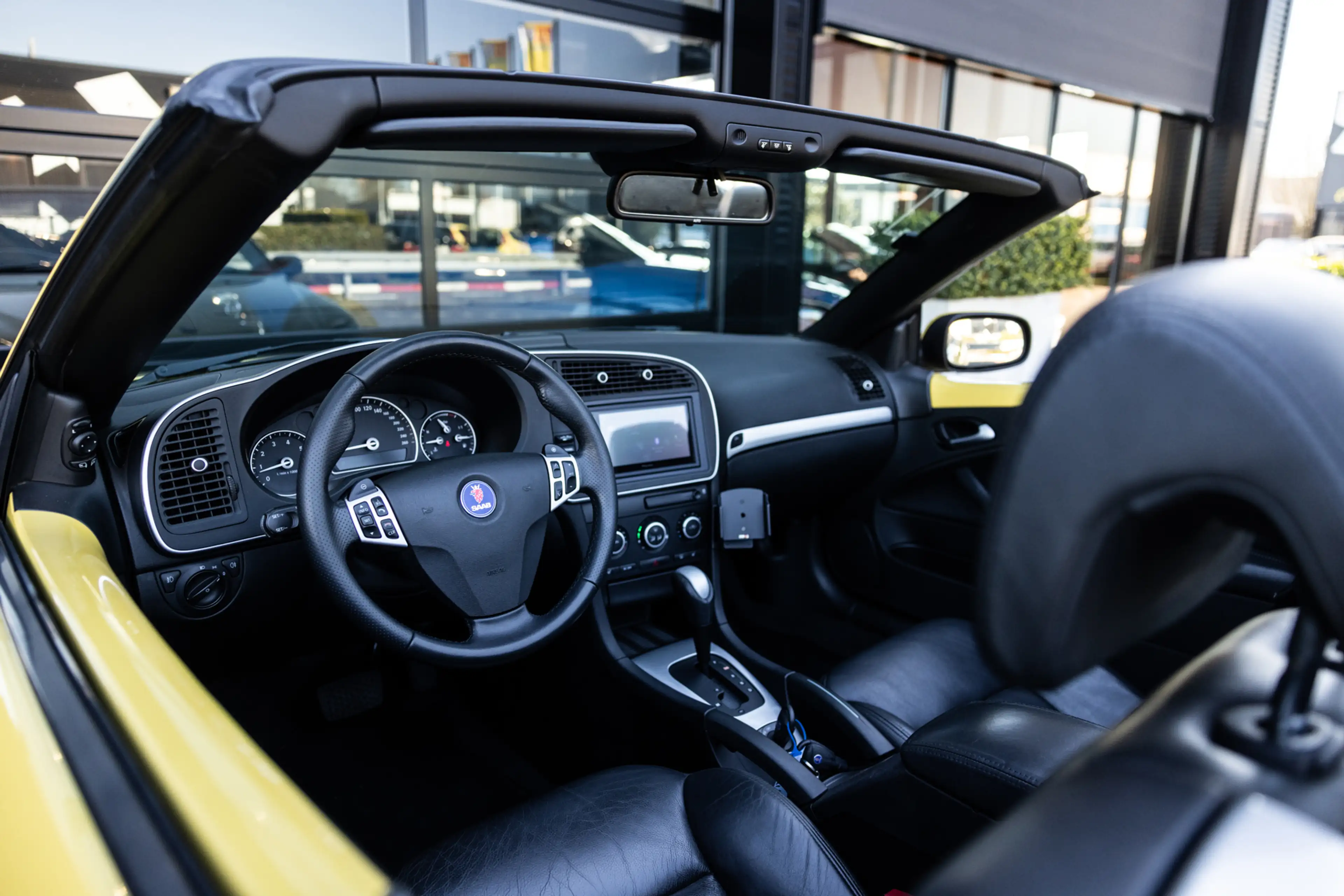 Saab 9-3 Cabrio 2.0T Aero, Monte Carlo Yellow, Memory, Hirs — photo 15