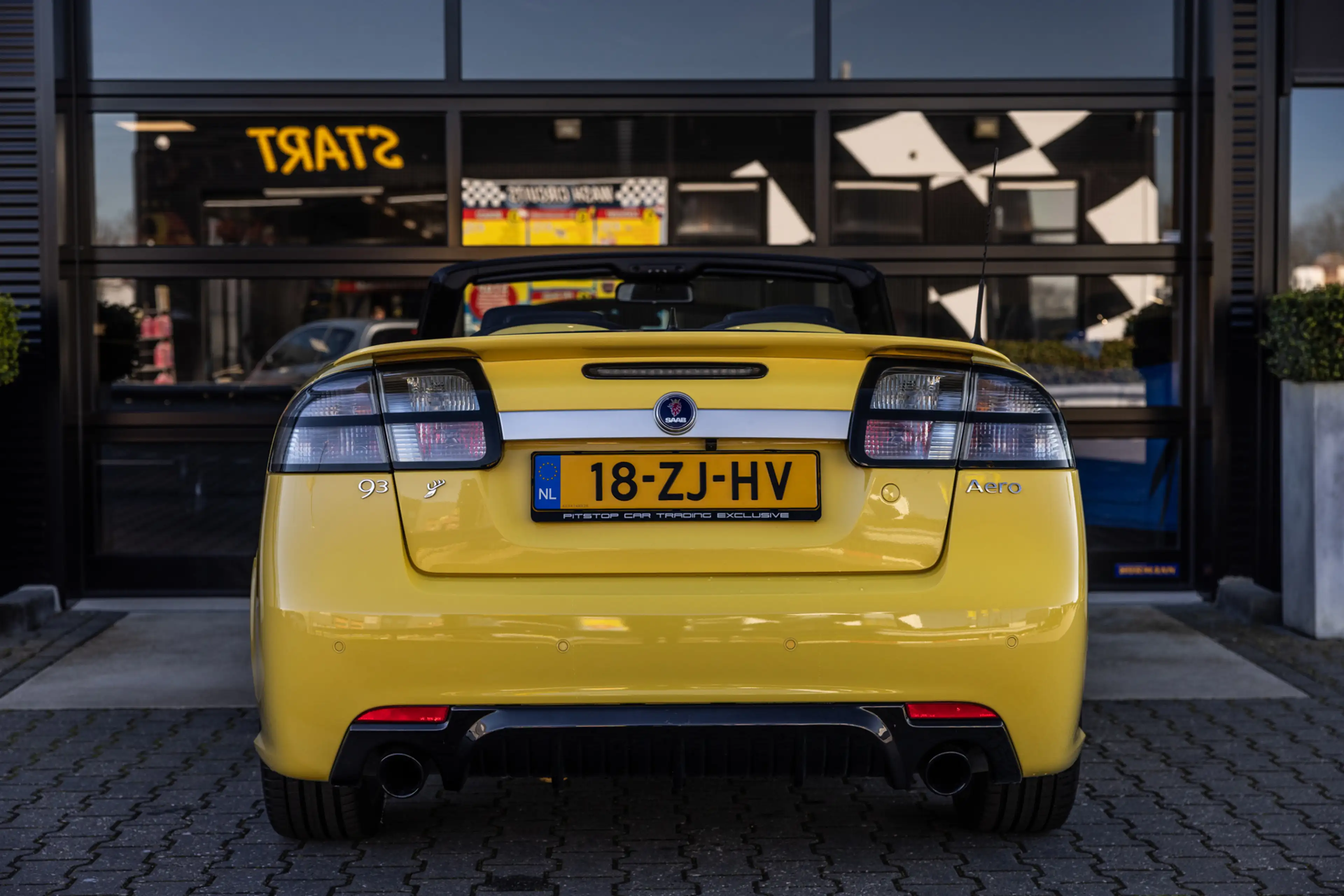 Saab 9-3 Cabrio 2.0T Aero, Monte Carlo Yellow, Memory, Hirs — photo 5