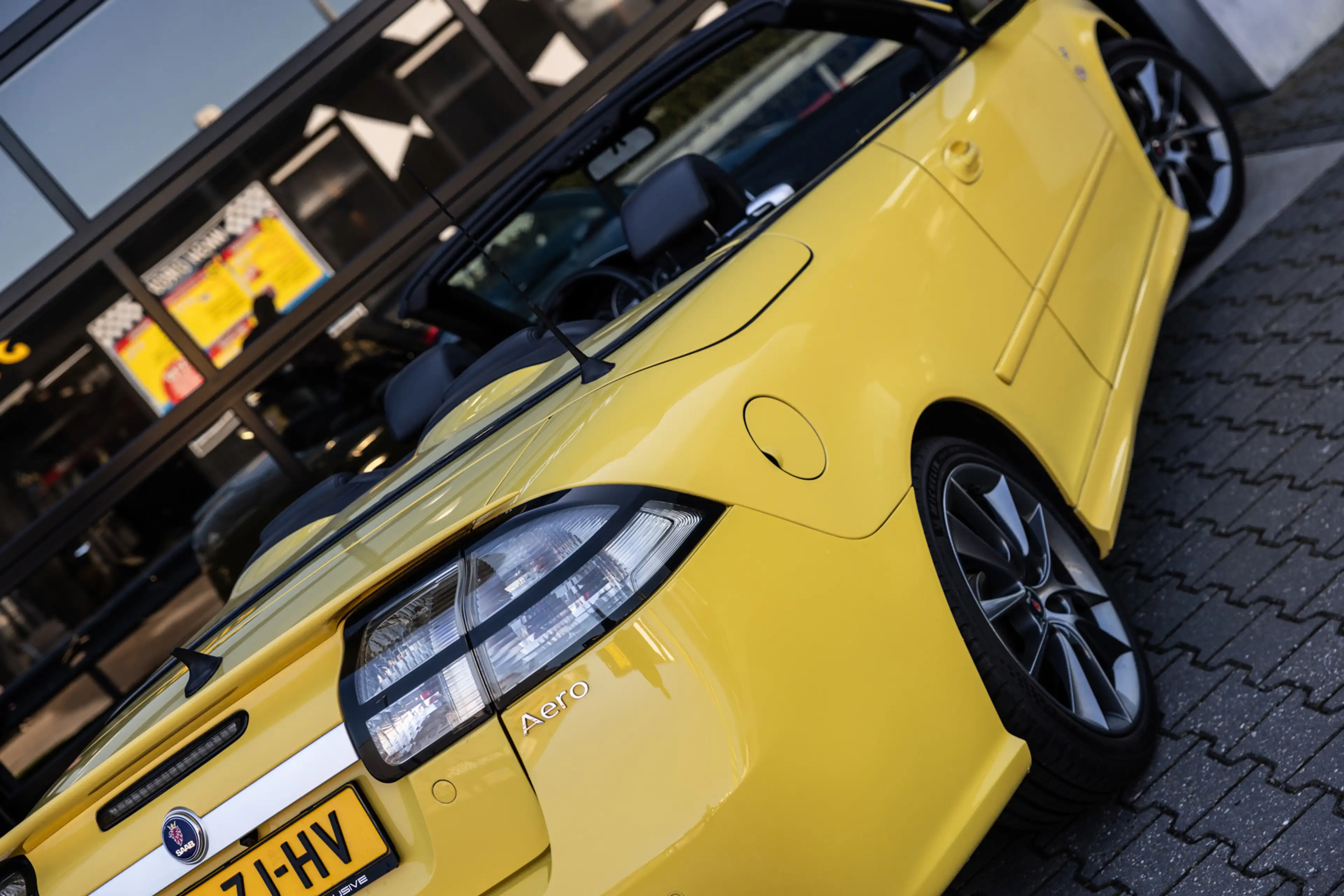 Saab 9-3 Cabrio 2.0T Aero, Monte Carlo Yellow, Memory, Hirs — photo 7