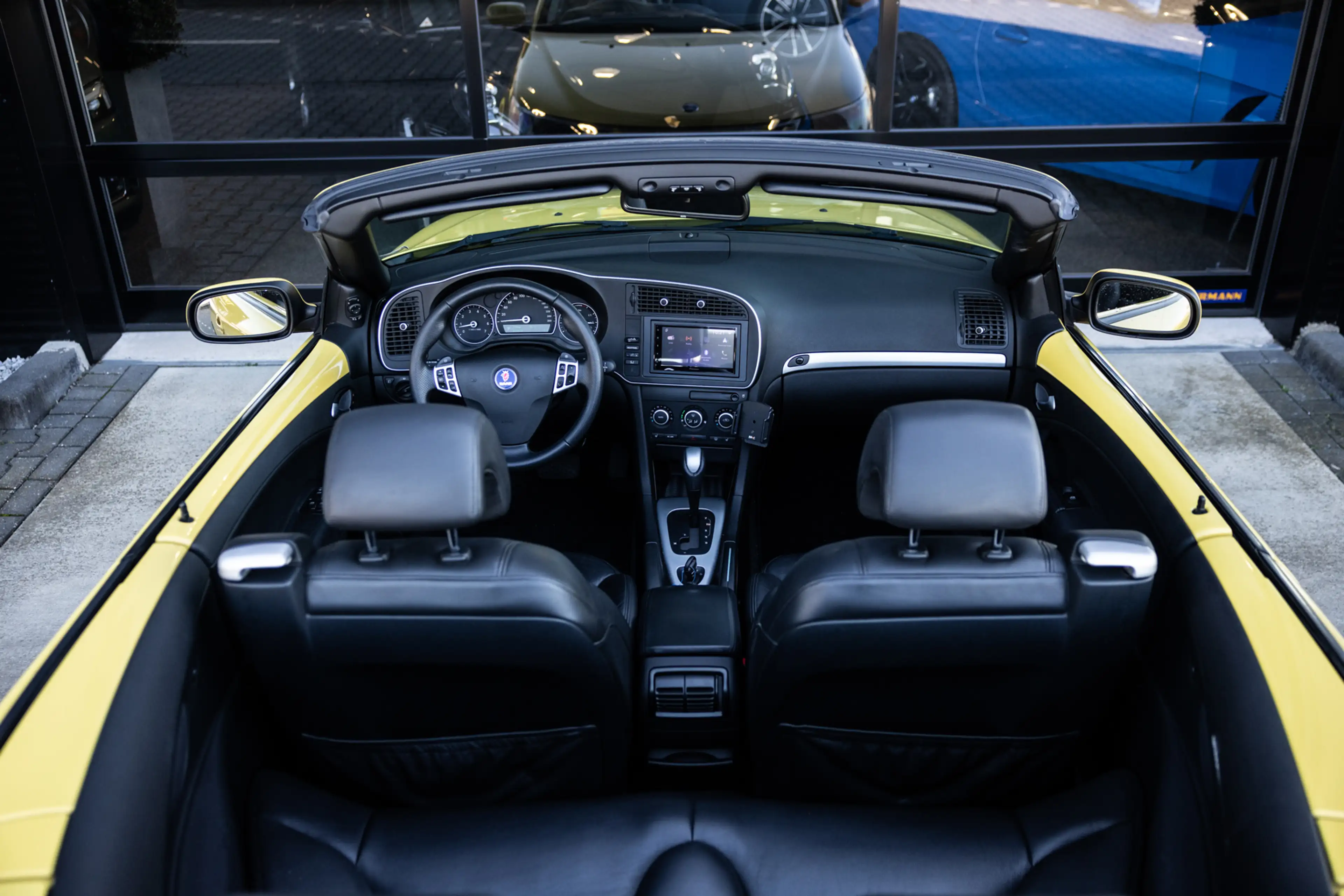Saab 9-3 Cabrio 2.0T Aero, Monte Carlo Yellow, Memory, Hirs — photo 11