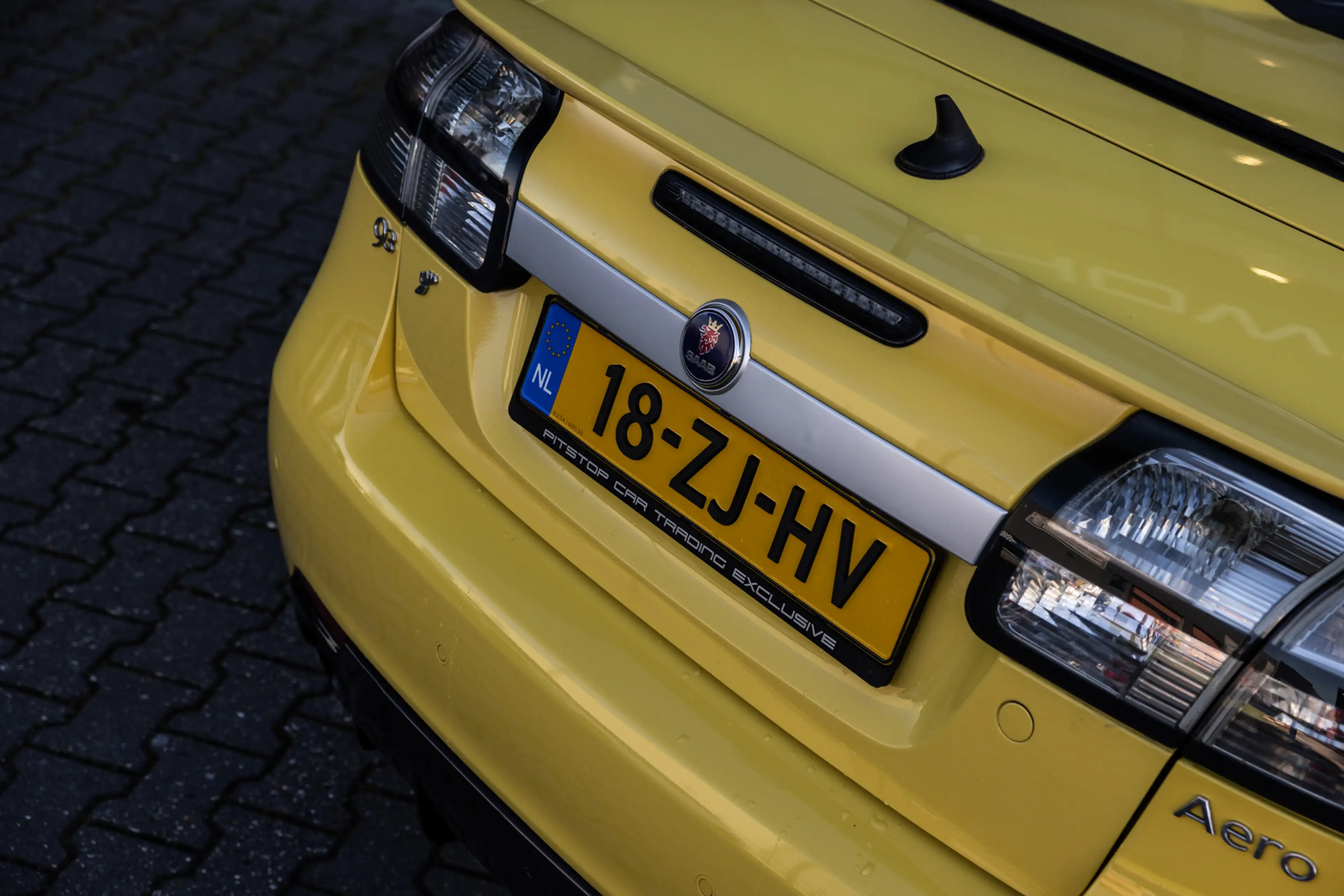 Saab 9-3 Cabrio 2.0T Aero, Monte Carlo Yellow, Memory, Hirs — photo 9