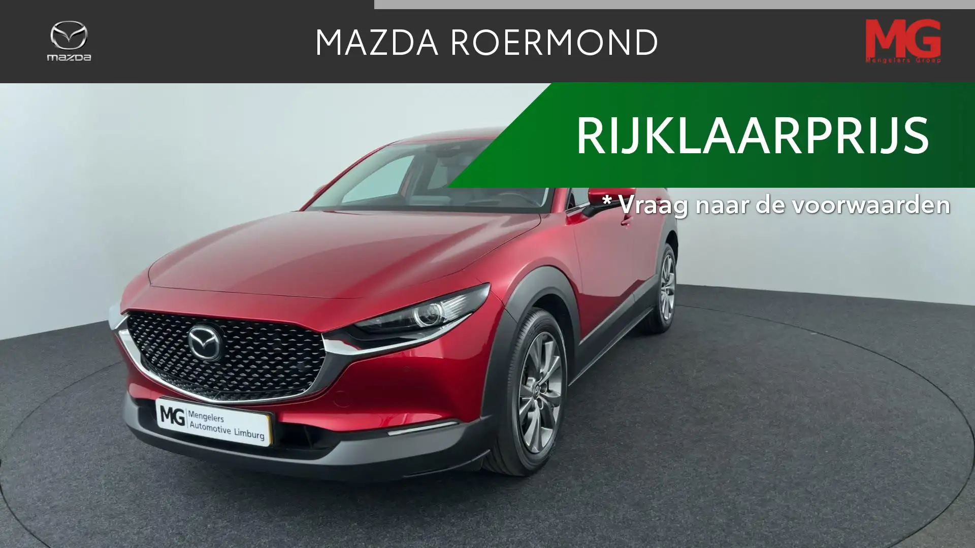 Mazda CX-30 e-SkyActiv-X M Hybrid Luxury | 1e Eigenaar | Bose Rouge - 1