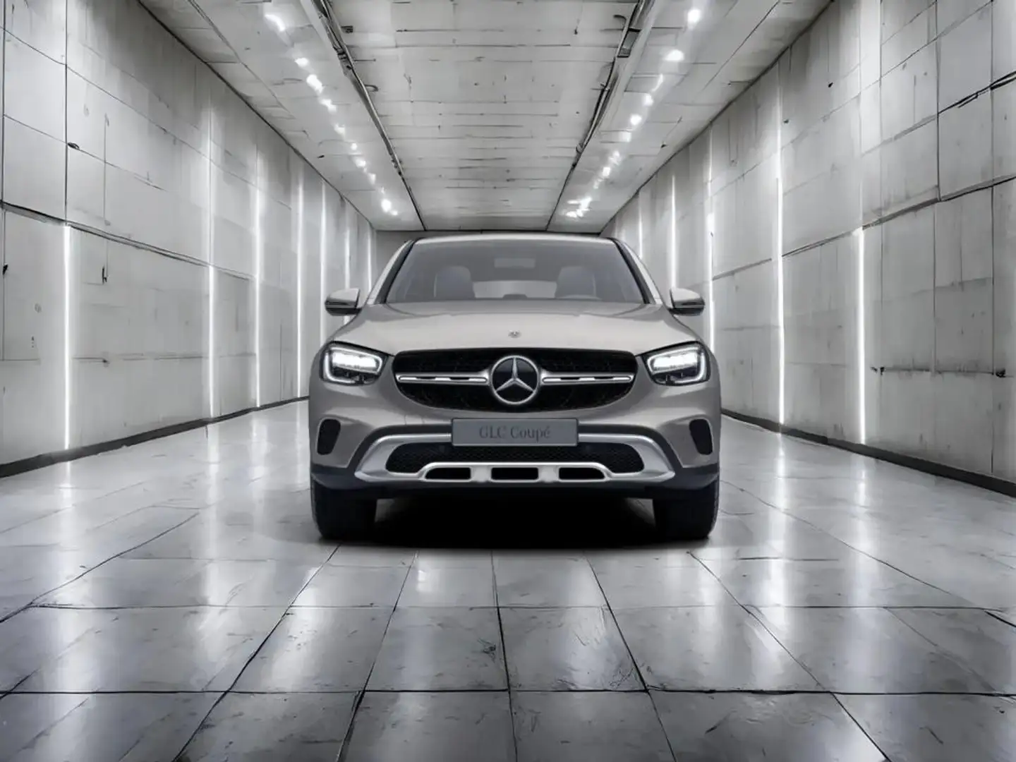 Mercedes-Benz GLC 300 de 4M Coupé DISTRO+MBUX+DISTRONIC+KAMERA Argent - 2