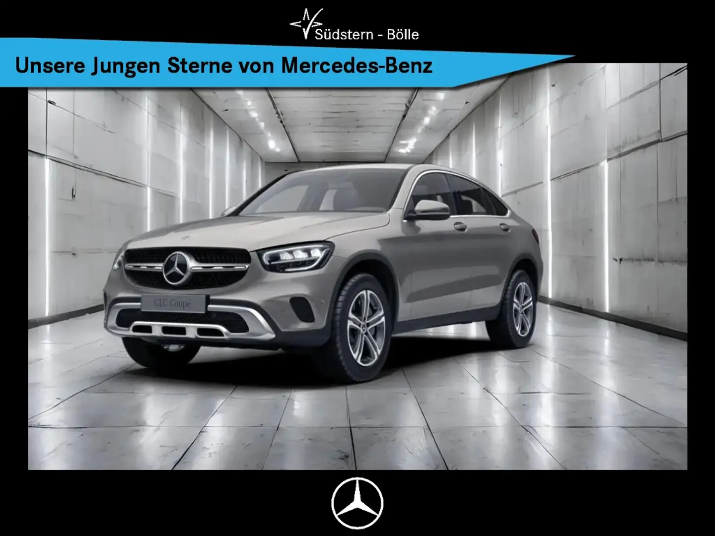 Mercedes-Benz GLC 300 de 4M Coupé DISTRO+MBUX+DISTRONIC+KAMERA Silber - 1