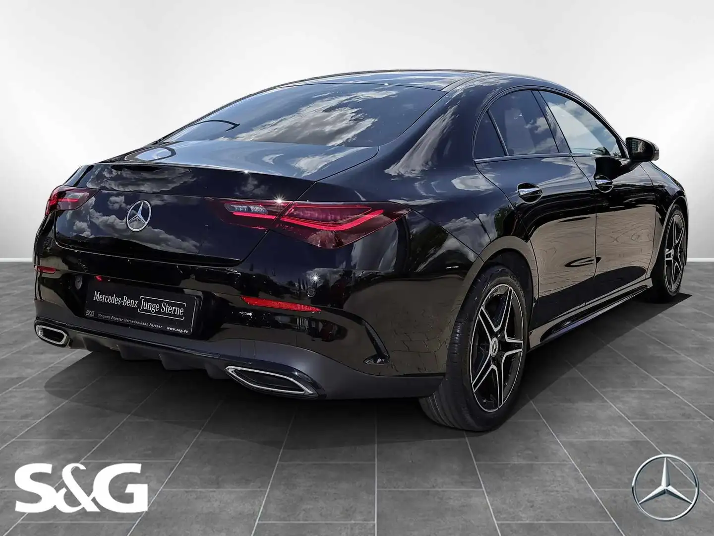 Mercedes-Benz CLA 200 d Coupé AMG PANO+BURMESTER+MEMORY+360° Negro - 2