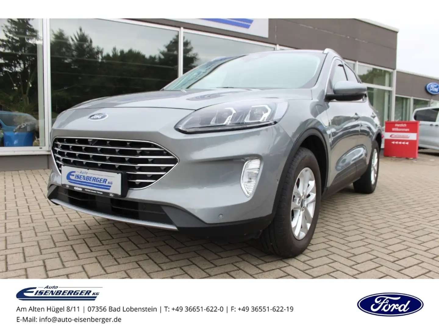 Ford Kuga Plug-In Hybrid Titanium X 2.5 Duratec -PHEV EU6d Silber - 1