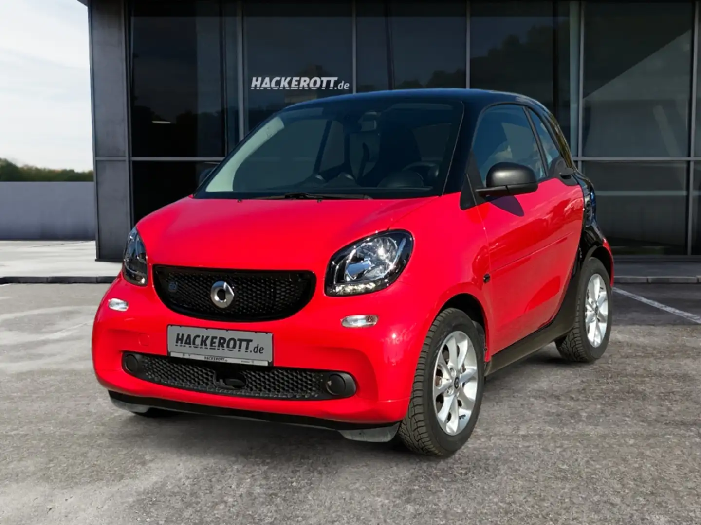 smart forTwo Coupe electric drive EQ passion Navi Szhzg Glasdac Rot - 1