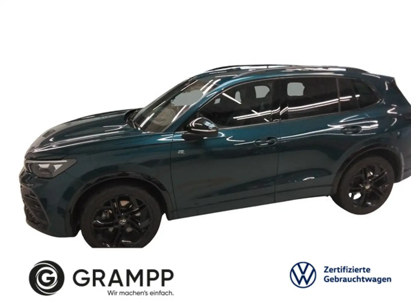 Volkswagen Tiguan R-Line 2.0TDI DSG 4M +AHK+STDHZG+MASSAGE+ Blau - 1