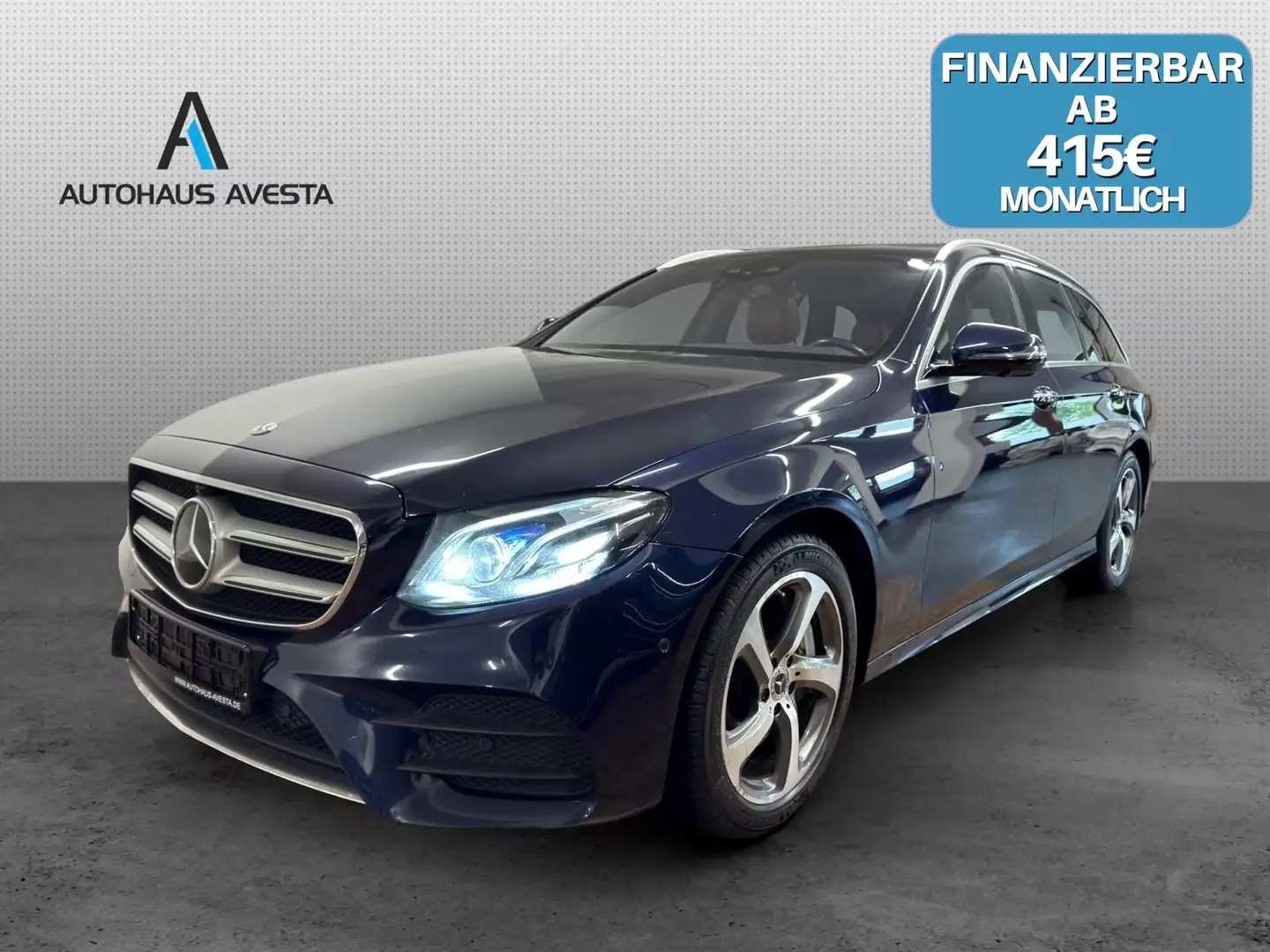 Mercedes-Benz E 450 4M AMG/BURMEST./ACC/PANO/WIDESC./1.HD Albastru - 1