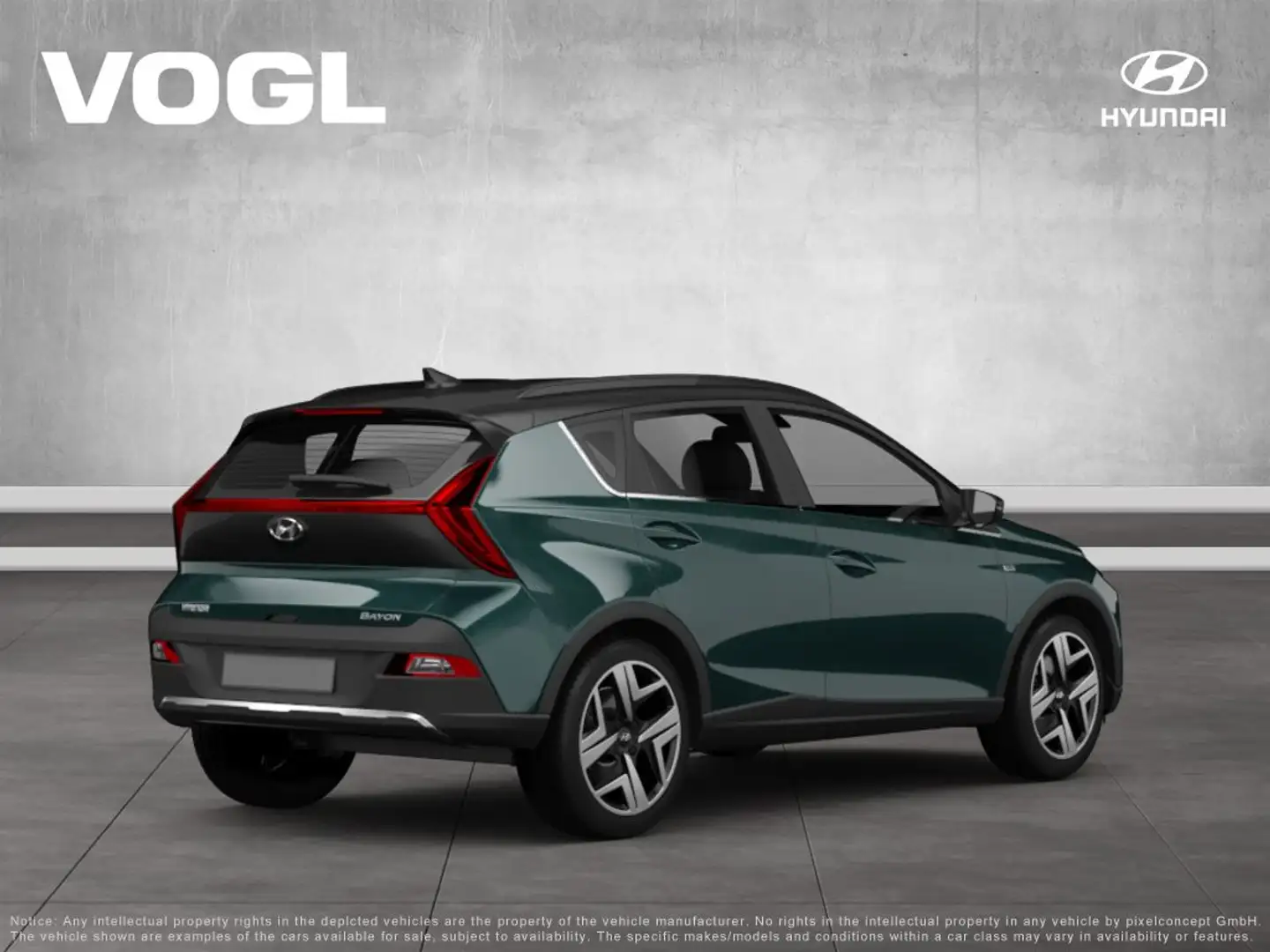 Hyundai BAYON FL MY25 1.0 T-GDI 100PS MT 2WD Select Grün - 2