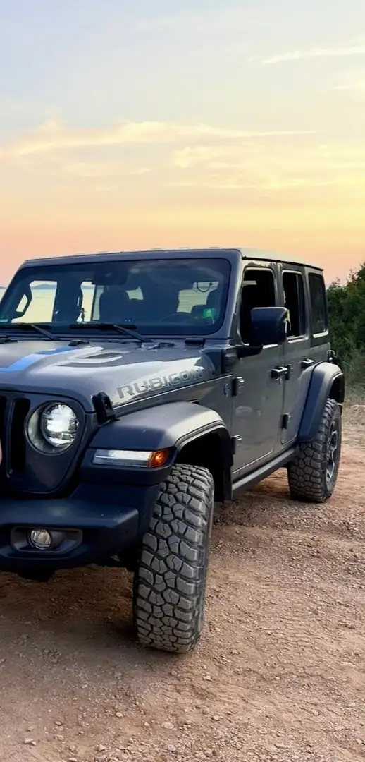 Jeep Wrangler Plug-In Hybrid Rubicon 4xe + AHK+ U.St ausweißbar Grau - 1