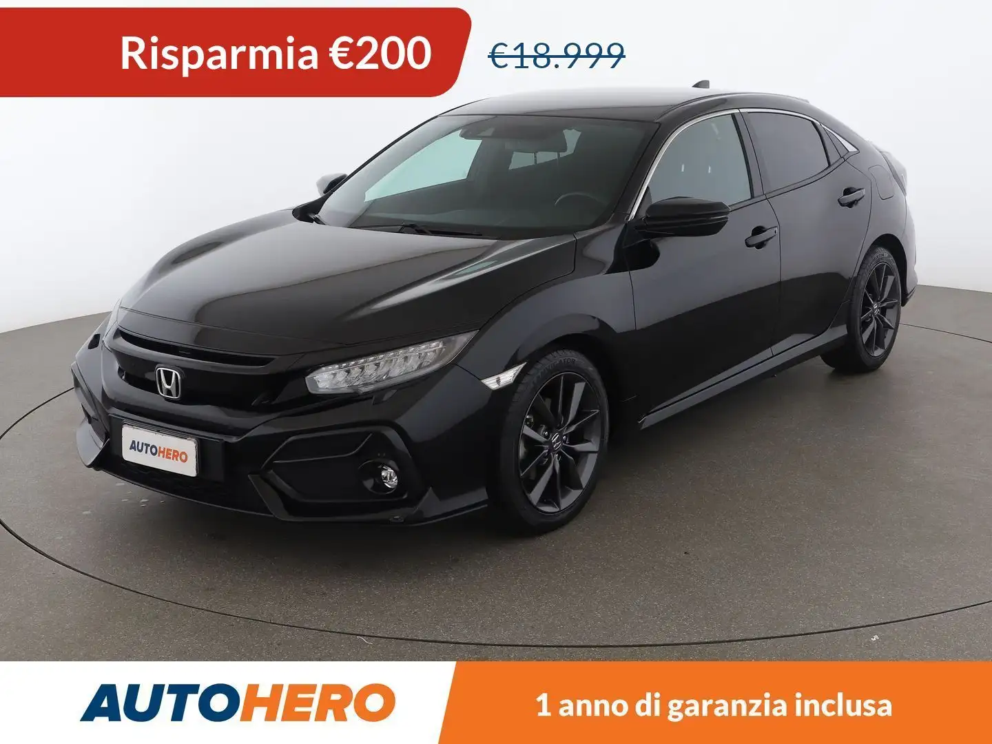 Honda Civic 1.0 VTEC Elegance Negru - 1