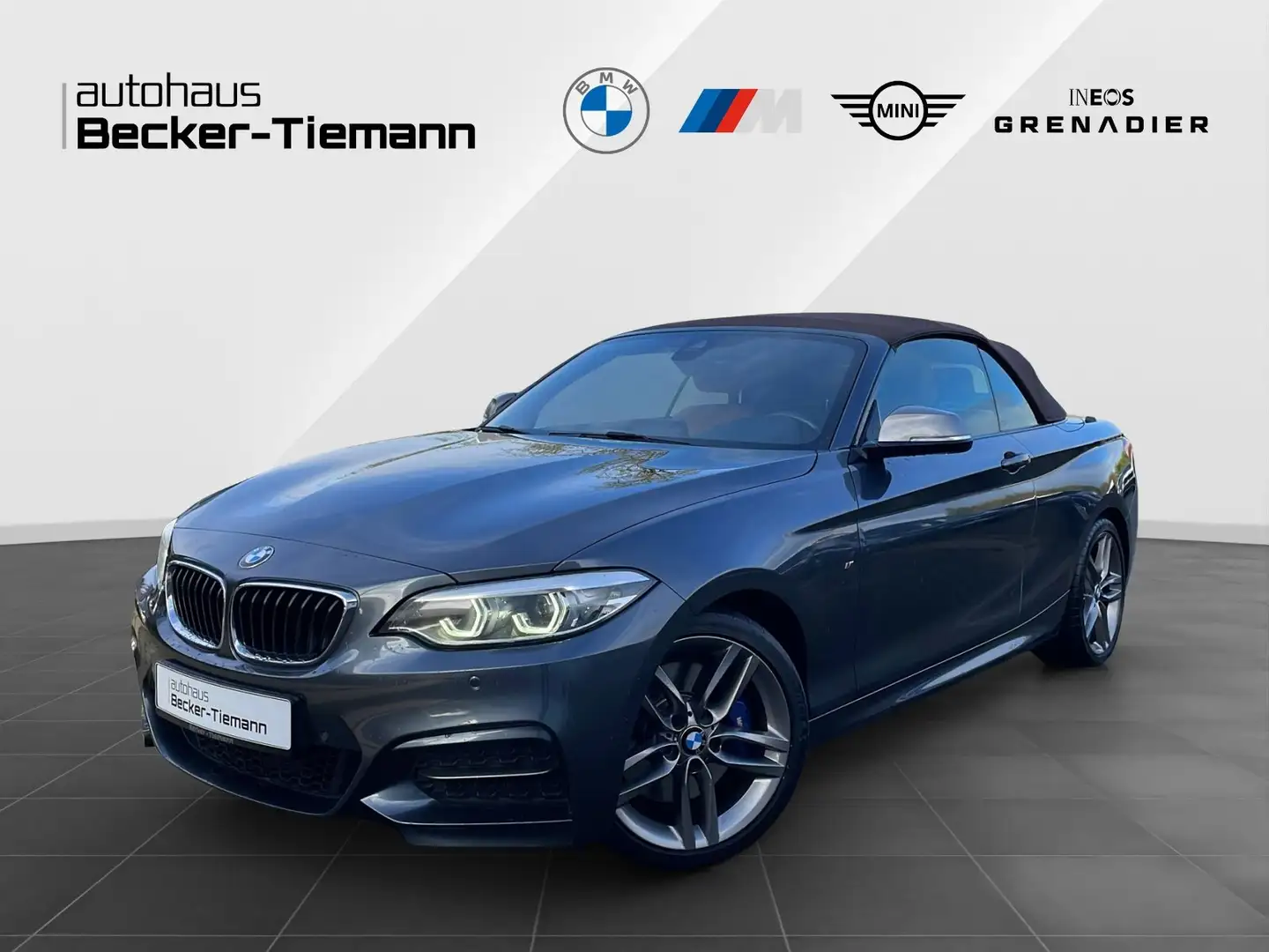 BMW M2 40i xDrive CABRIO*M SPORT*AD.LED*ALARM*OPENAIR*E-S Grau - 1