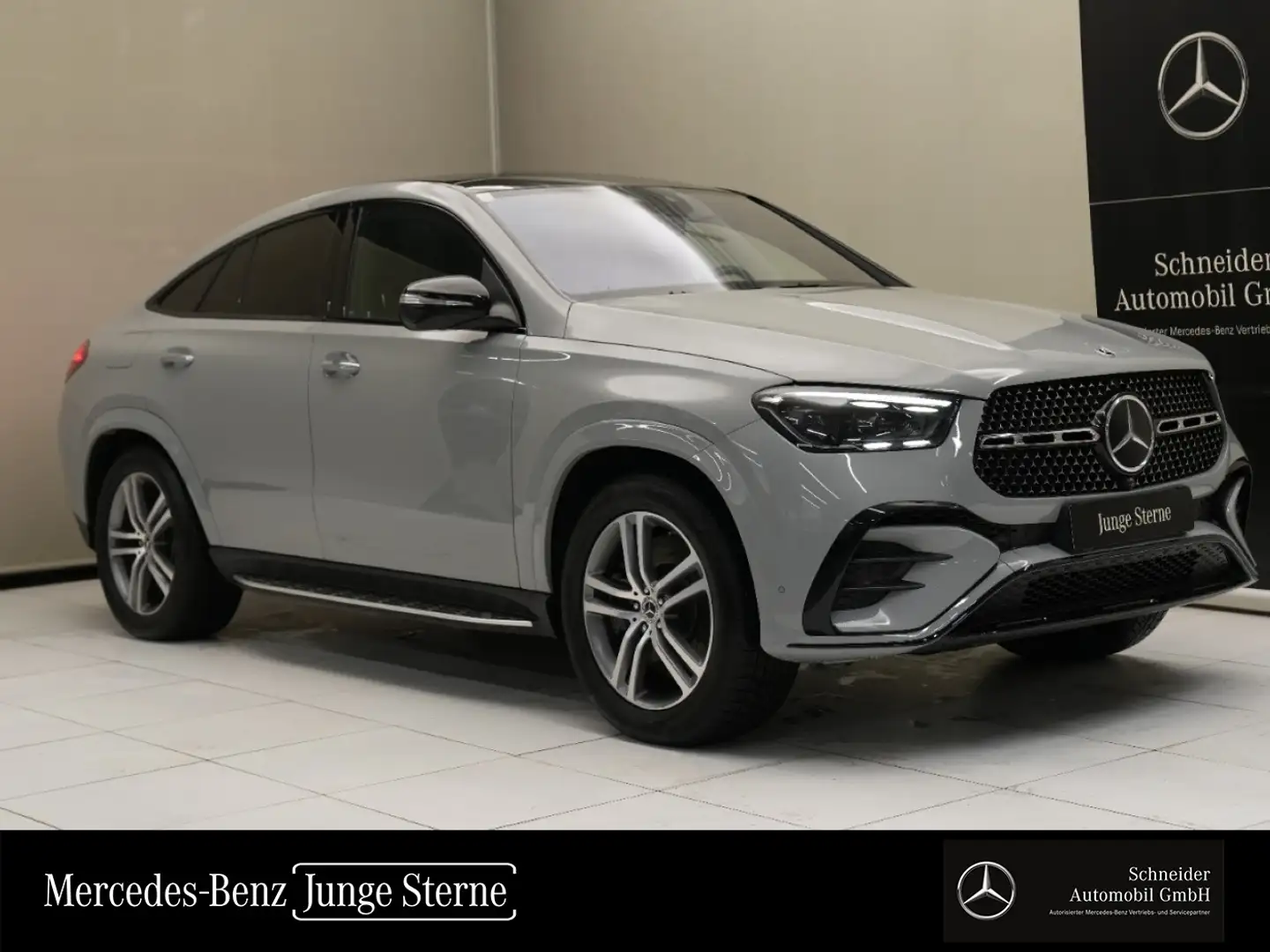 Mercedes-Benz GLE 350 de 4MATIC Coupé Pano HUD ACC Sport S-Sitz Šedá - 1