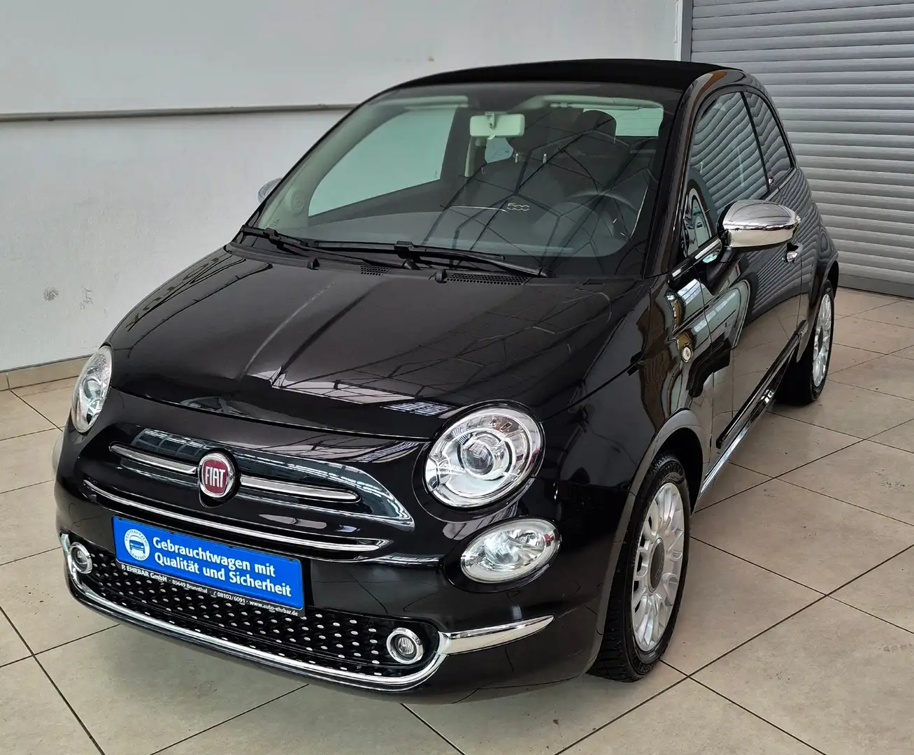 Fiat 500C Cabrio Lounge Autom., Xenon, PDC, Navi Negro - 1