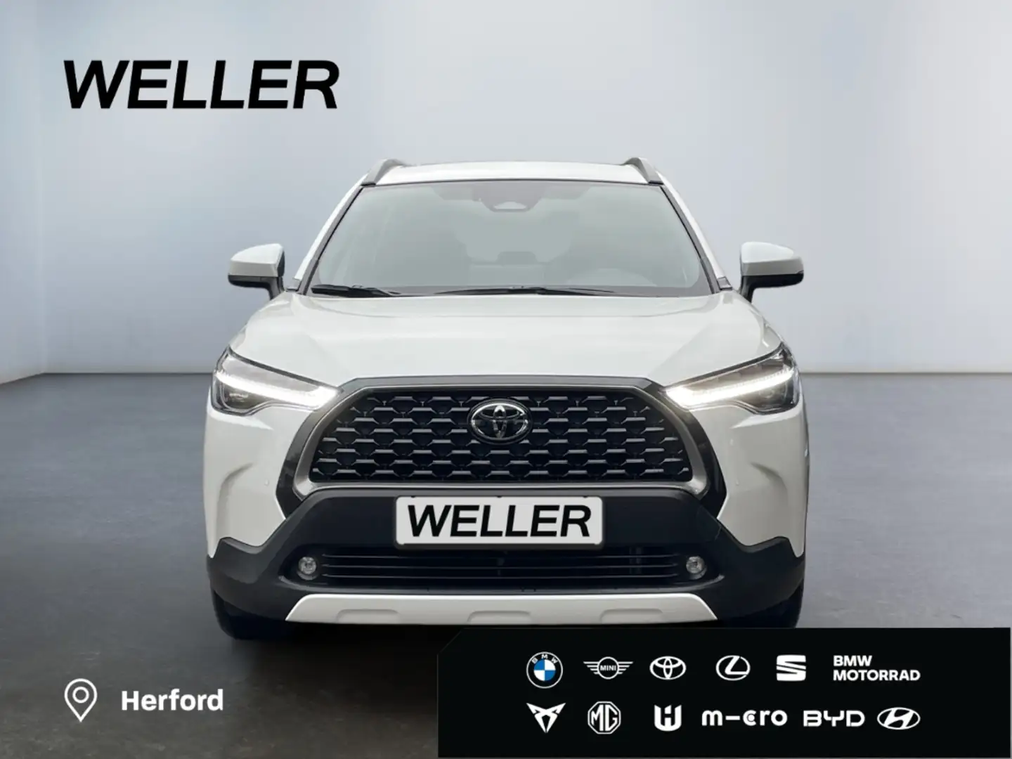 Toyota Corolla Cross Hybrid 1.8 Team D *LED*ACC*CAM*PDC* Blanc - 2