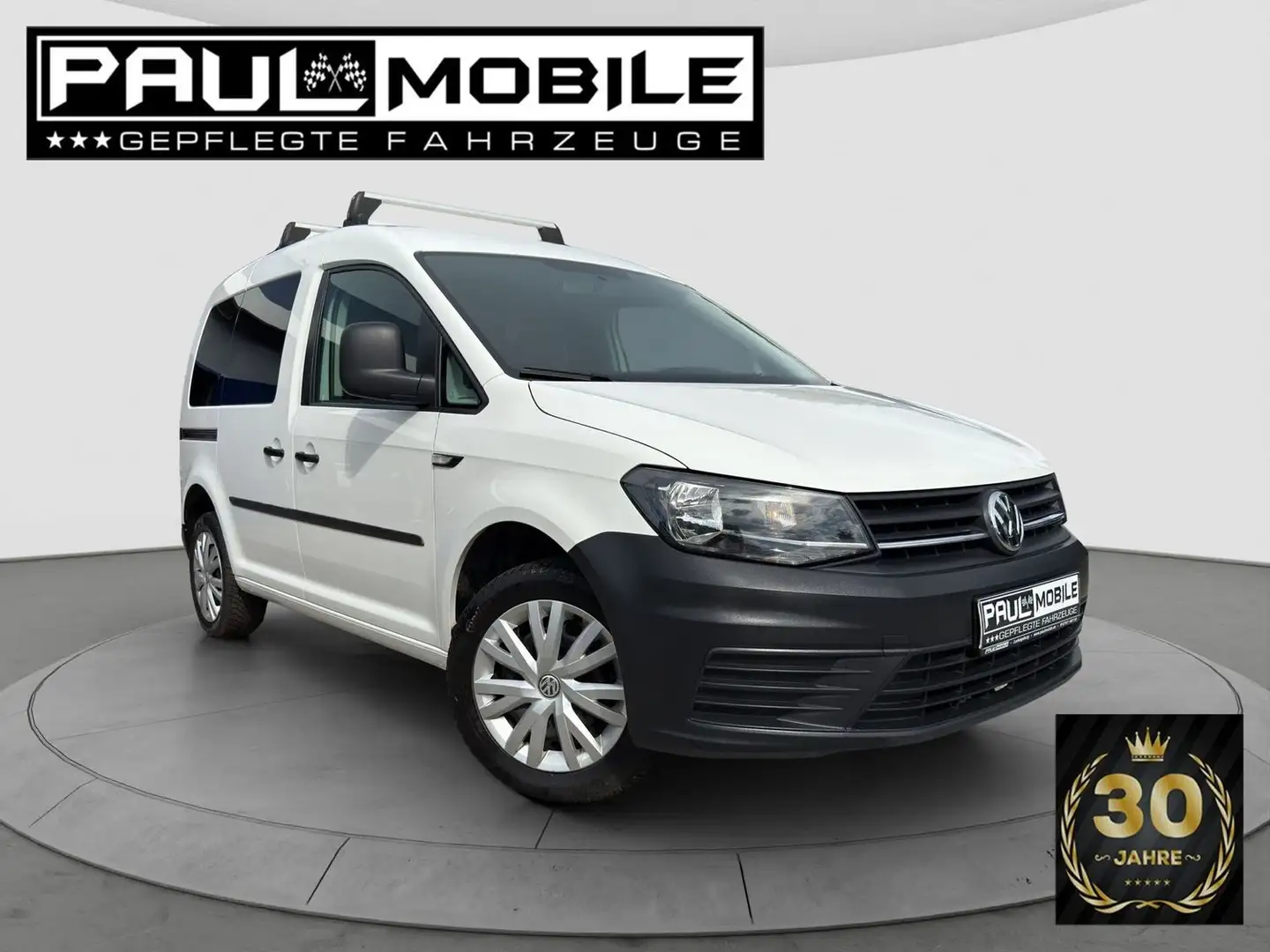 Volkswagen Caddy Kombi BMT Klima R-Cam Tempomat AHK Euro6 Weiß - 1