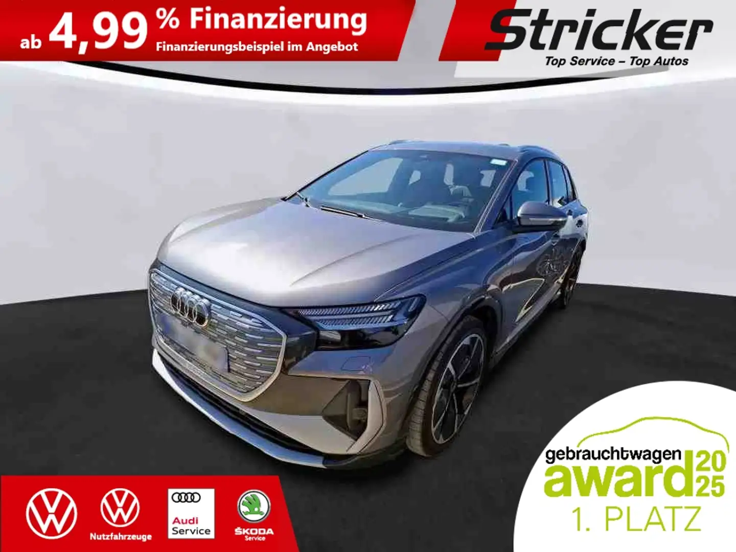 Audi Q4 e-tron S-Line 40 368,-ohne Anzahlung Matrix Rotor Grau - 2
