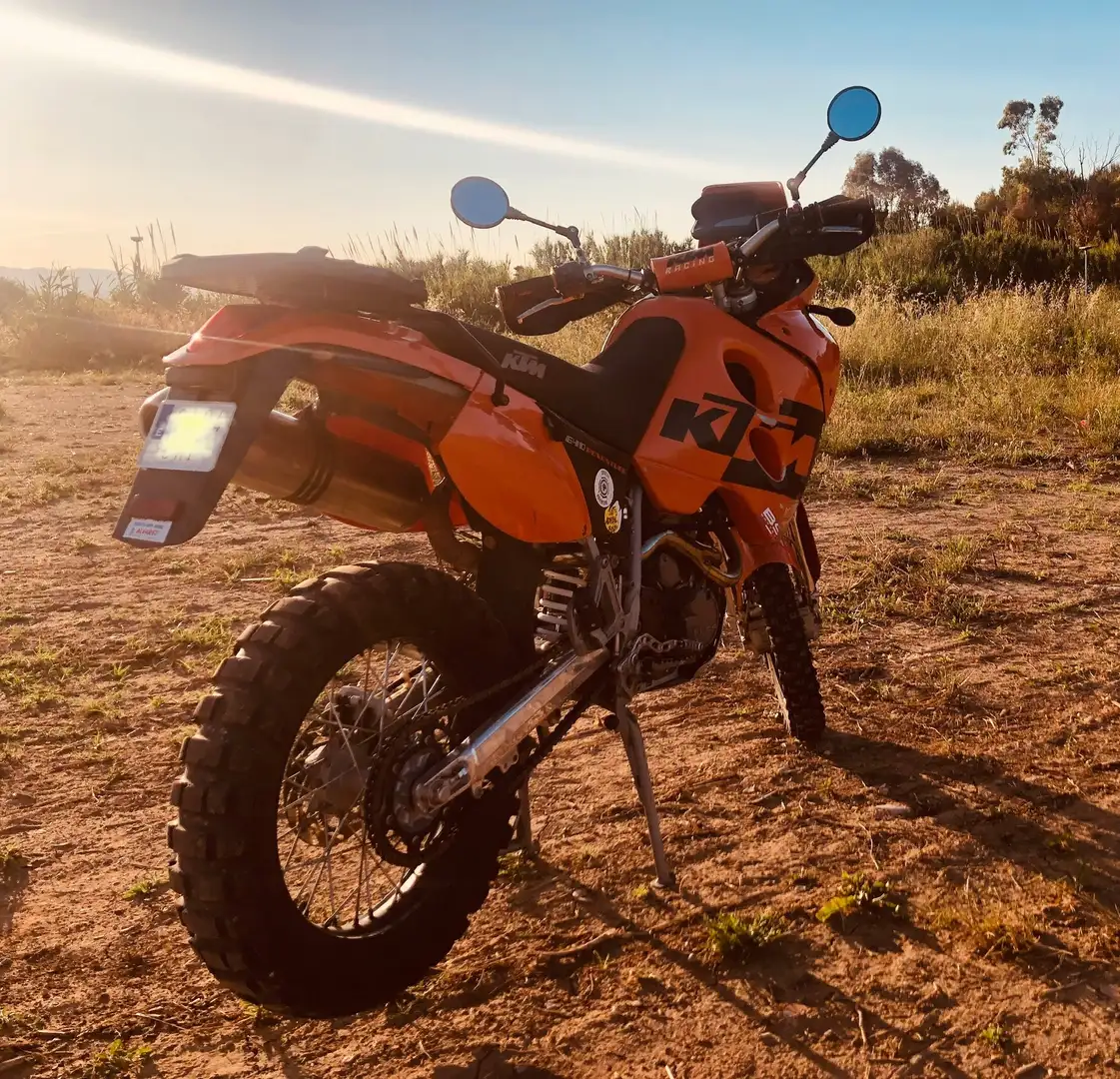 KTM 640 LC 4 Adventure High Flow Naranja - 2