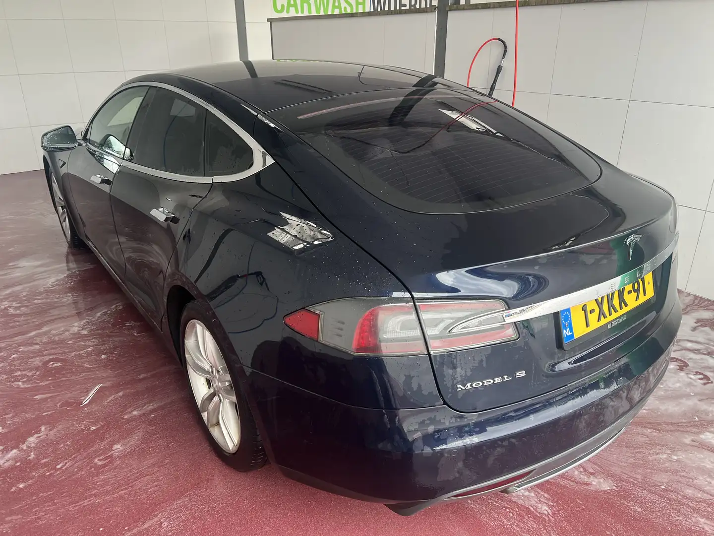 Tesla Model S 85 base free  Supercharger live time Bleu - 2