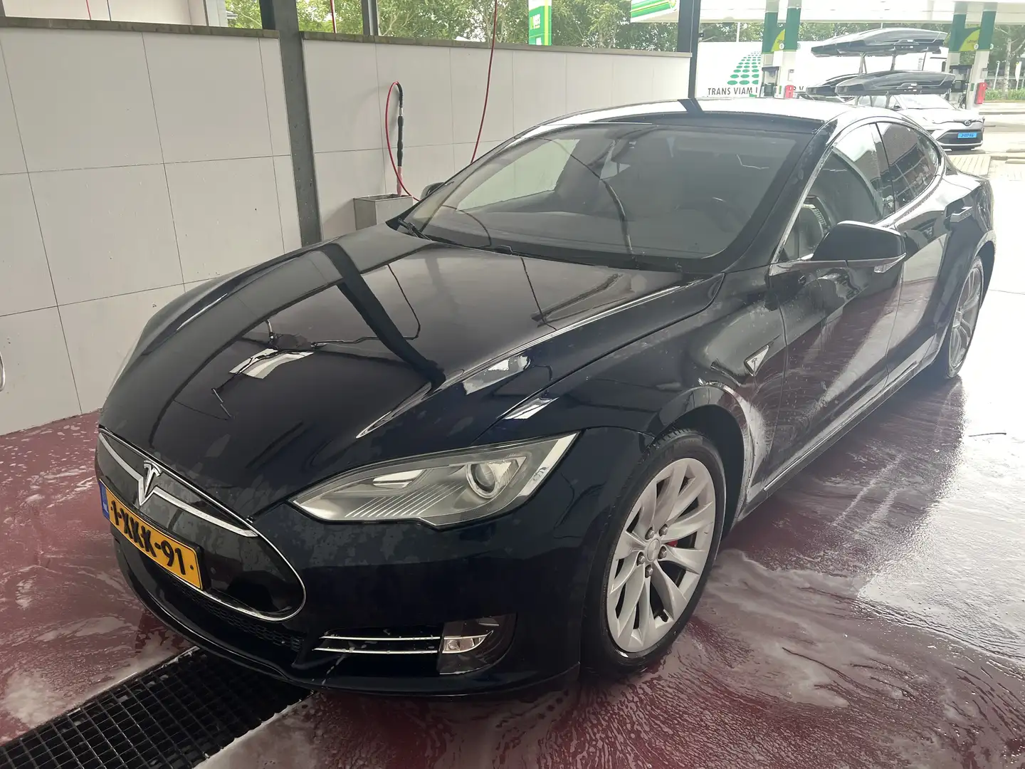 Tesla Model S 85 base free  Supercharger live time Bleu - 1
