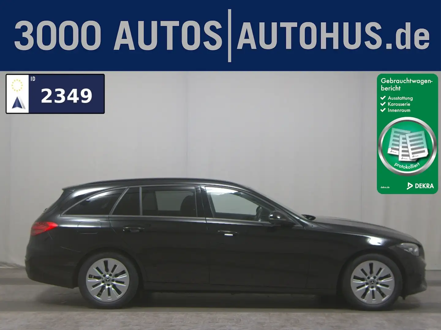 Mercedes-Benz C 200 T d Navi LED MBUX RFK Distronic+ Noir - 1