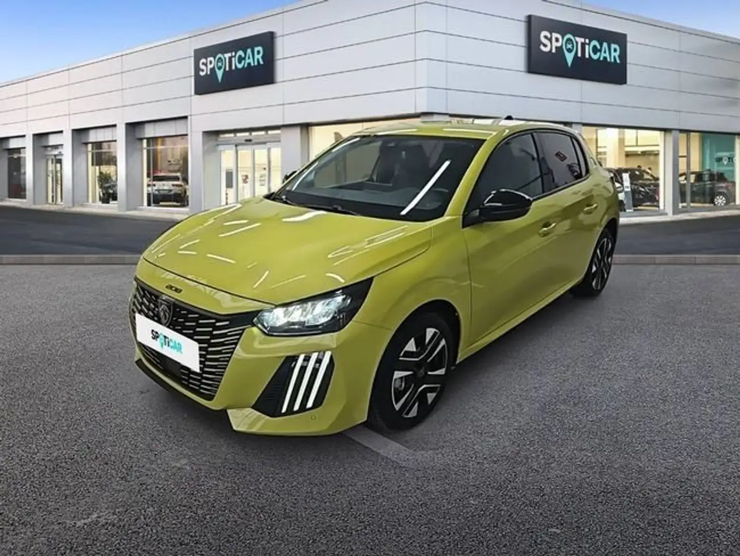 Peugeot 208 HYBRID 136 eDCS6 Allure Amarillo - 1