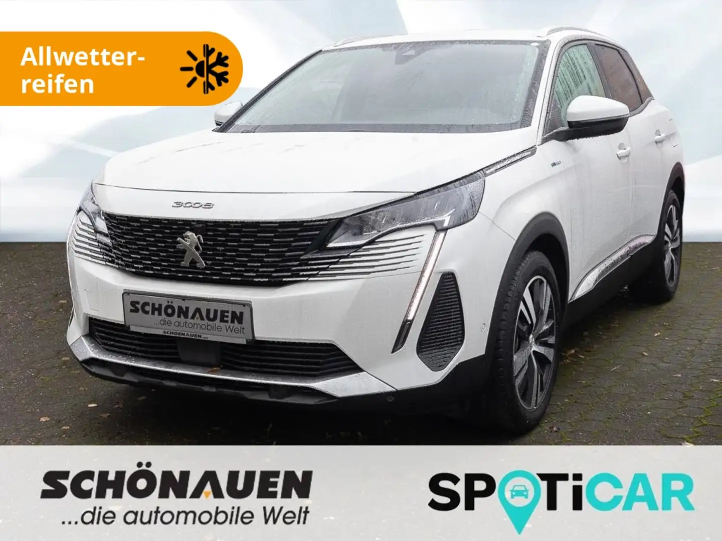 Peugeot 3008 1.6 HYBRID 225 e-EAT8 ALLURE PACK +SHZ+NAVI Weiß - 1