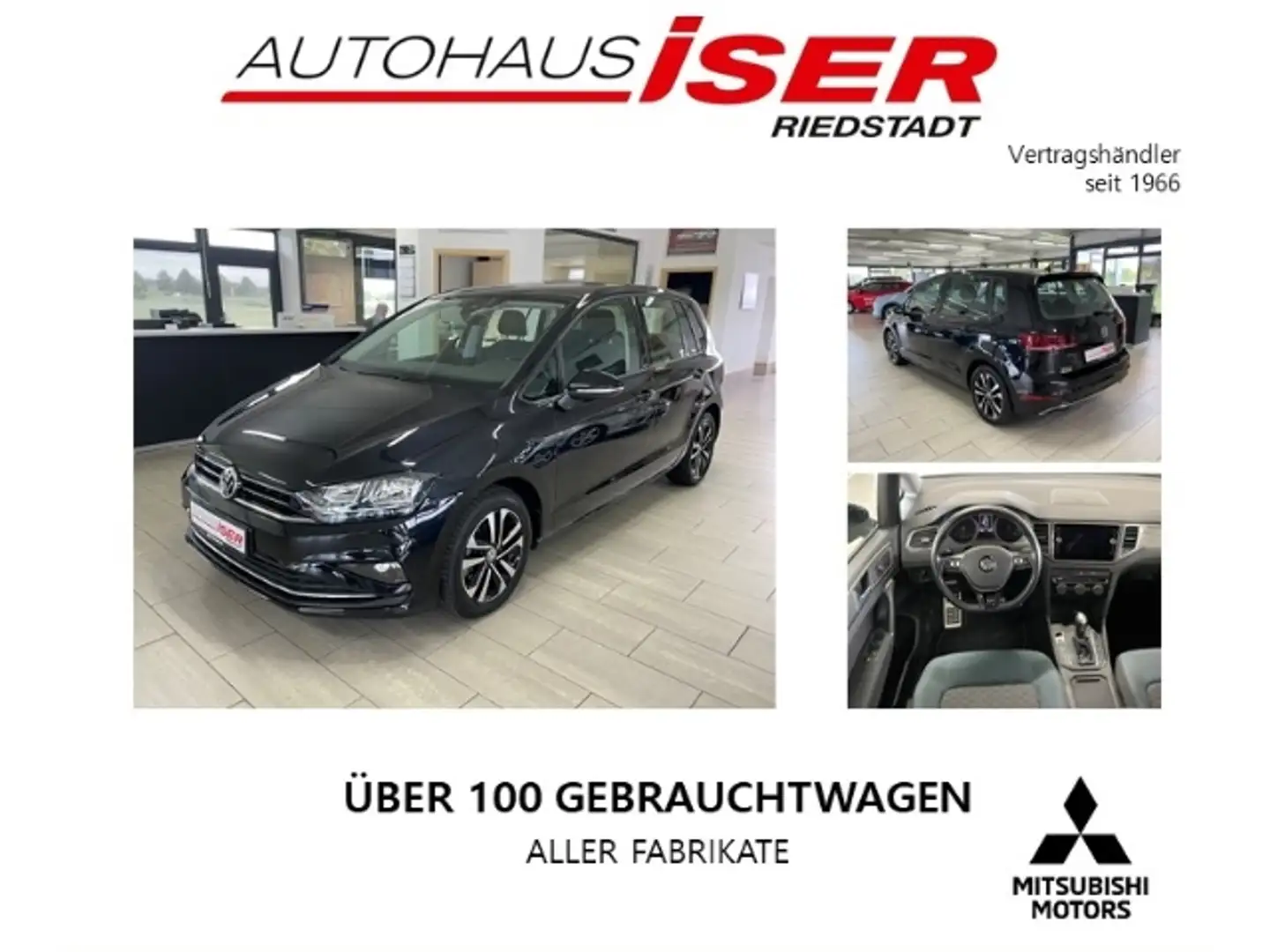 Volkswagen Golf Sportsvan VII IQ.DRIVE 1.5 TSI DAB Navi Temp ZV Schwarz - 1