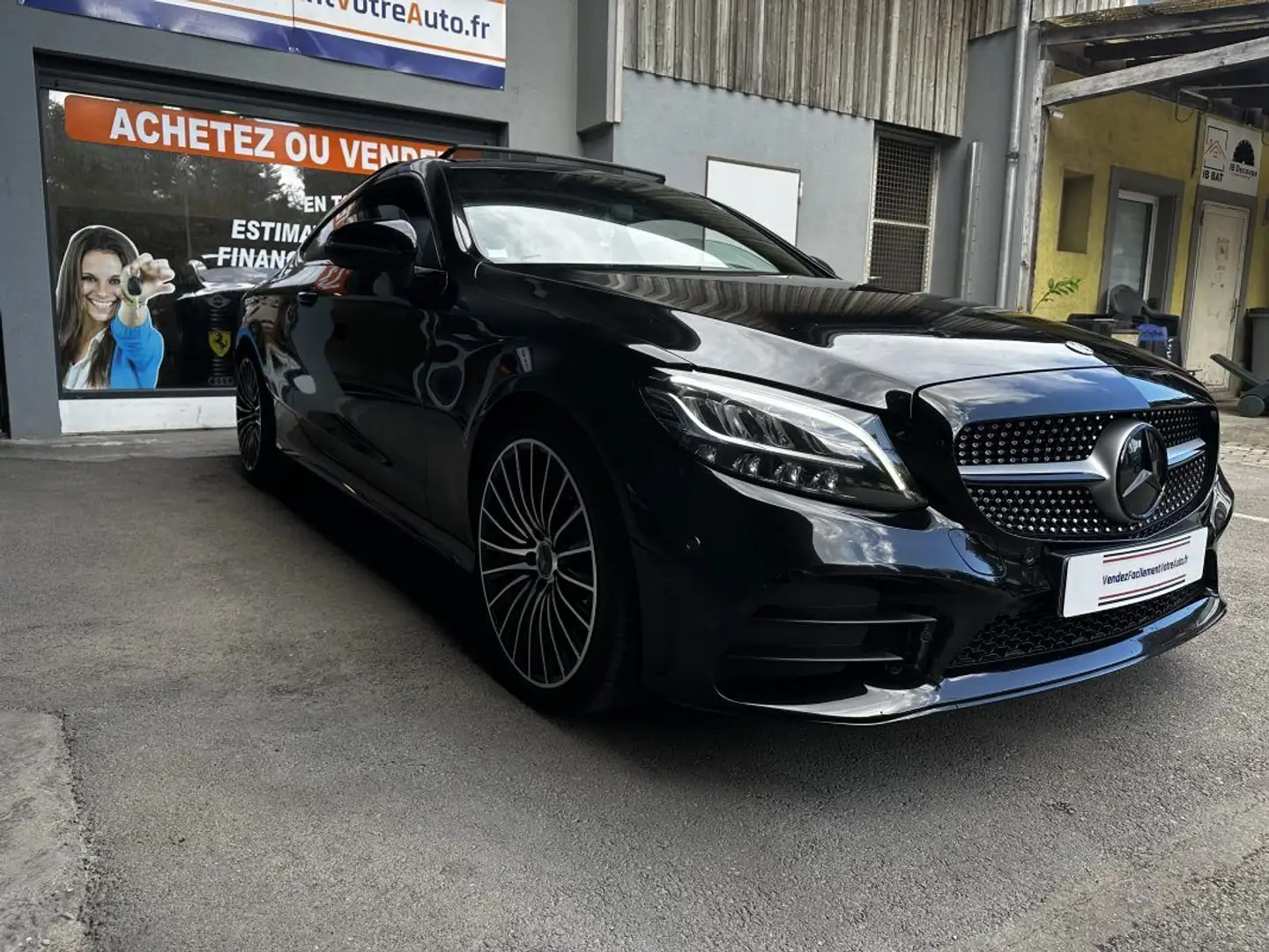 Mercedes-Benz C 220 220 d 194ch AMG Line 9G-Tronic Negro - 2