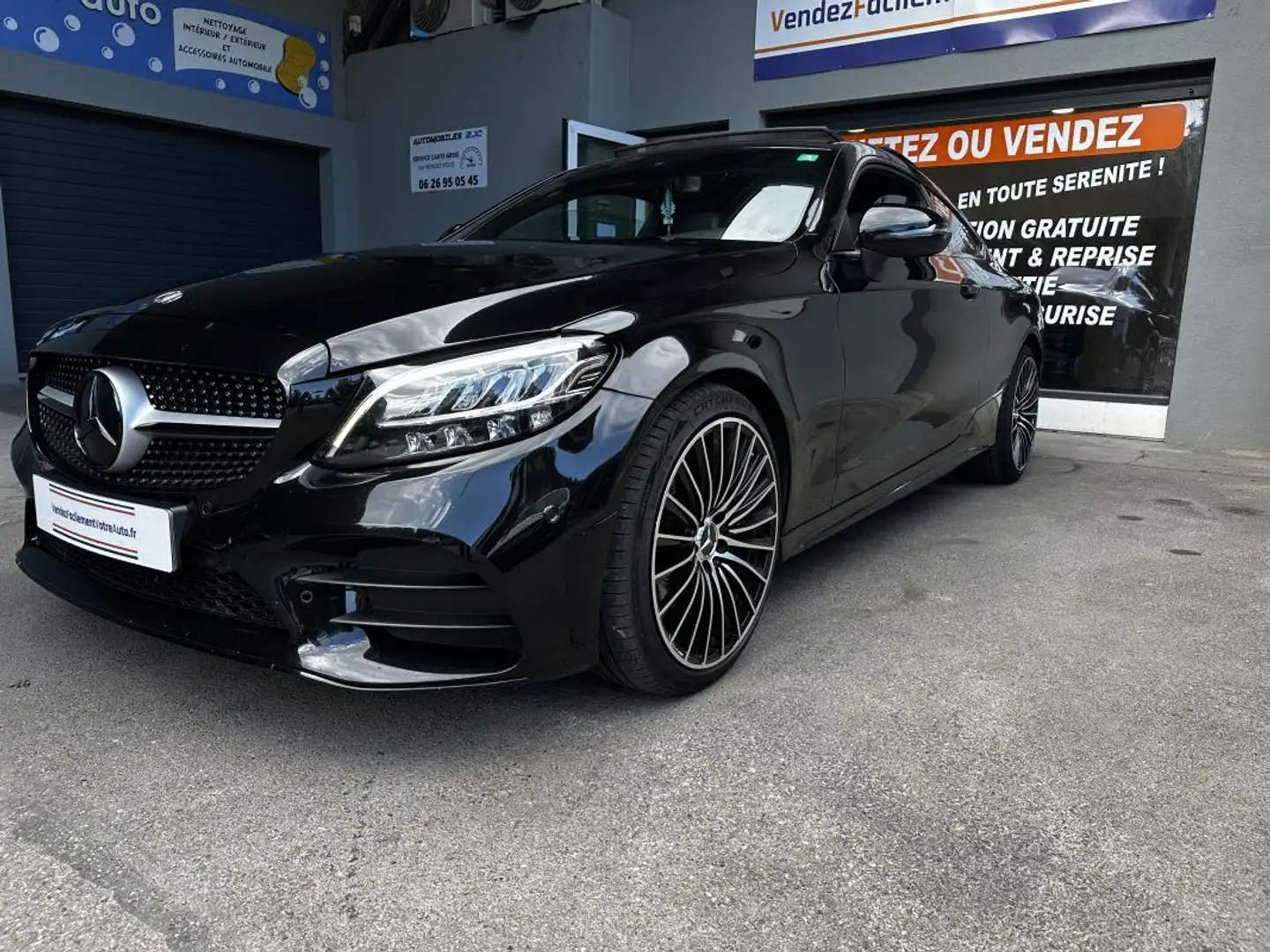 Mercedes-Benz C 220 220 d 194ch AMG Line 9G-Tronic Negro - 1