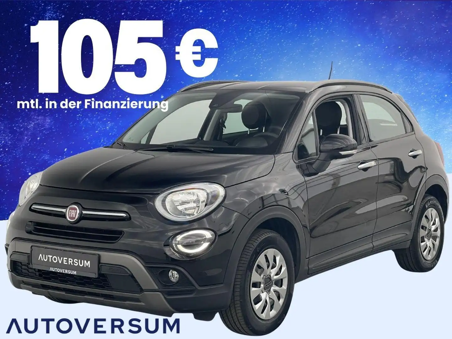 Fiat 500X 1.3 Cross Aut. CARPLAY*TEMP*ISOFIX Schwarz - 1