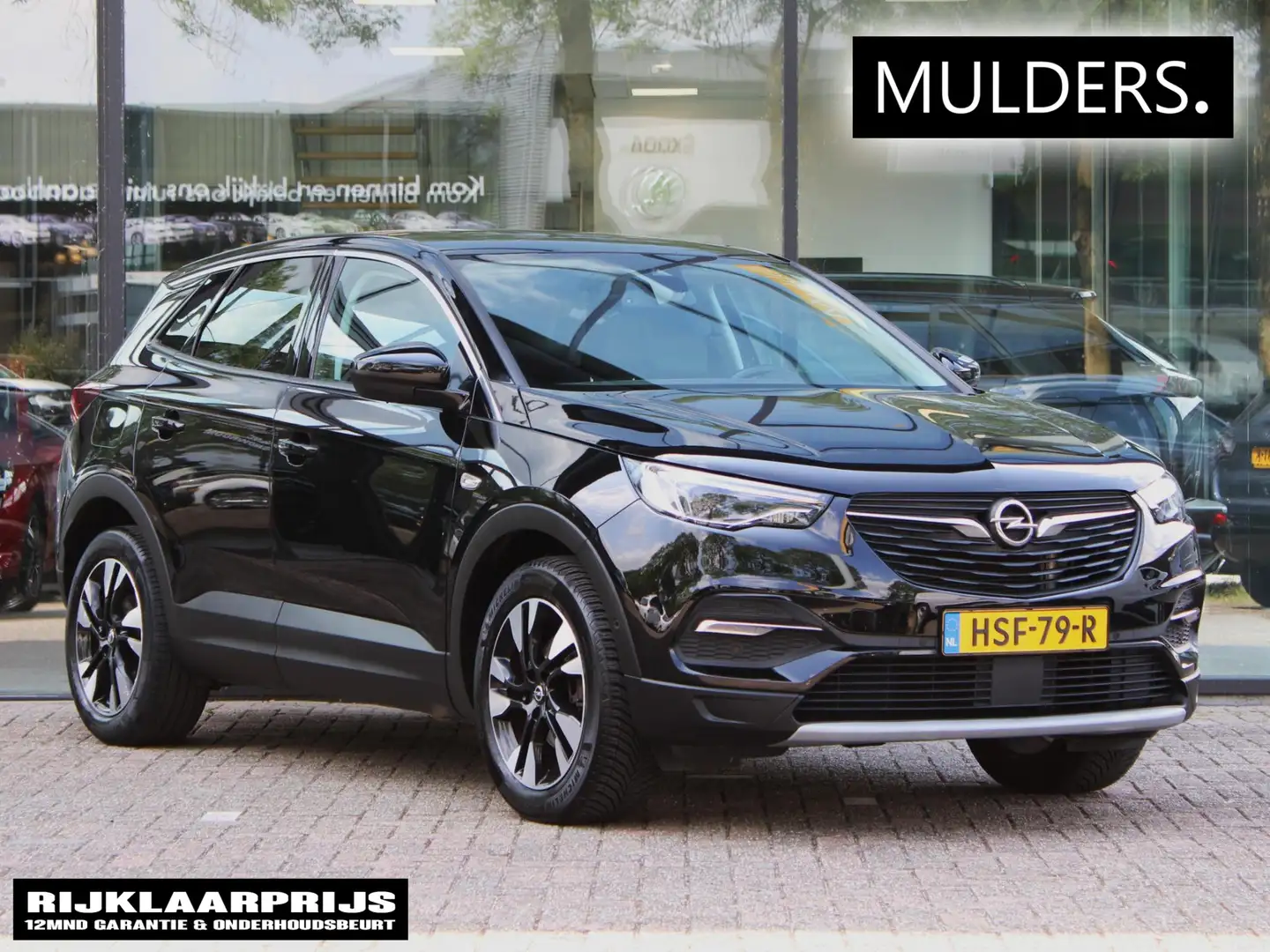 Opel Grandland X 1.2 Turbo Innovation Automaat | Navi / Leder / Cam Schwarz - 1